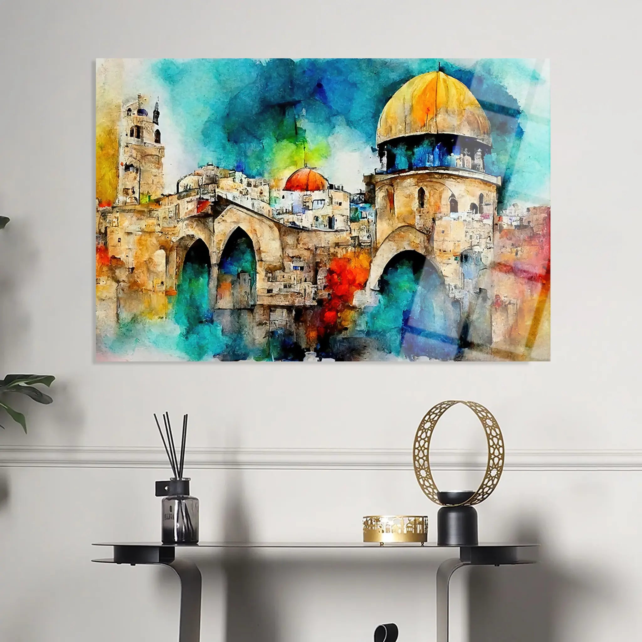 Palestine Glass Wall Art GAD010-PL 90 x 60 cm