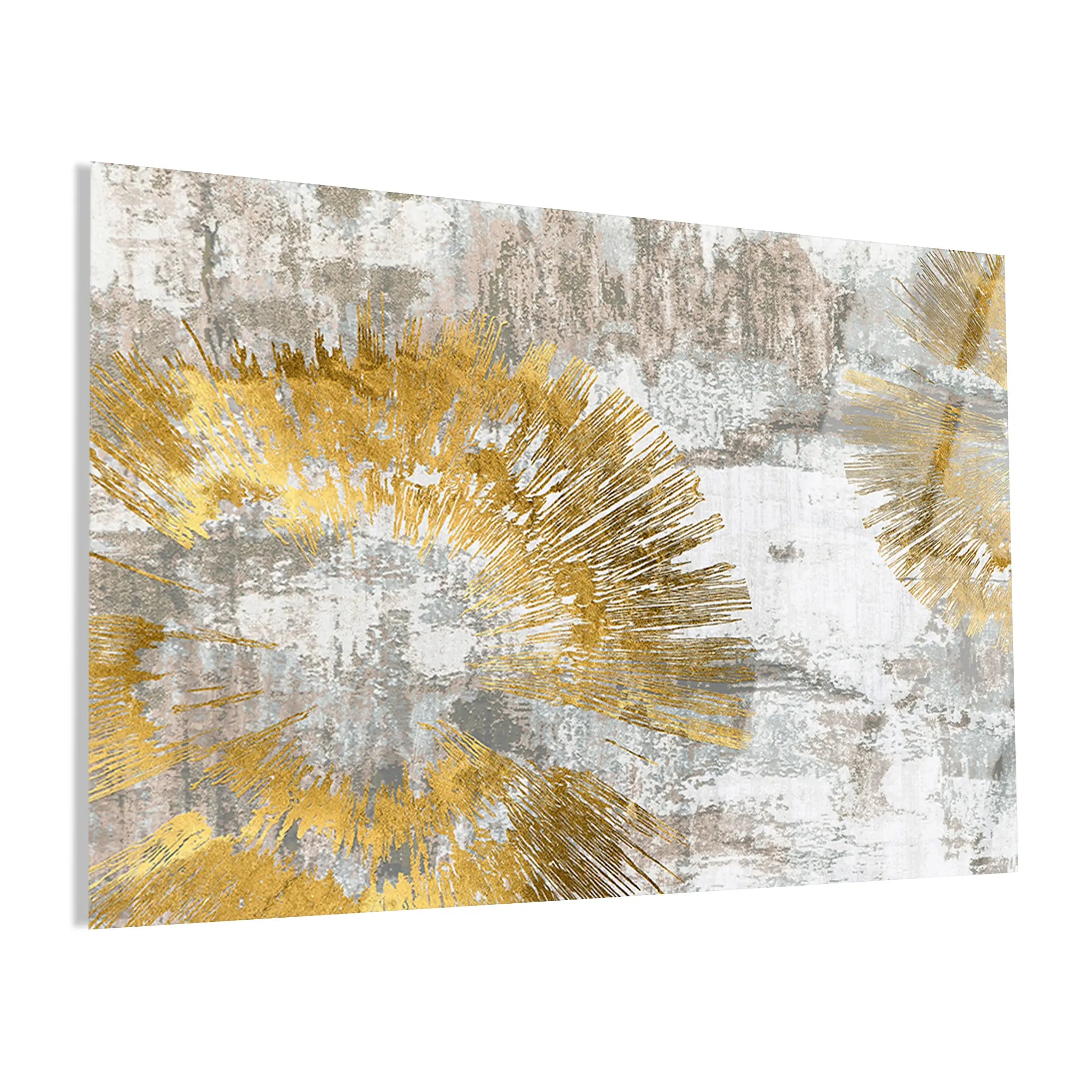 Abstract Glass Wall Art GAD013-A 90 x 60 cm