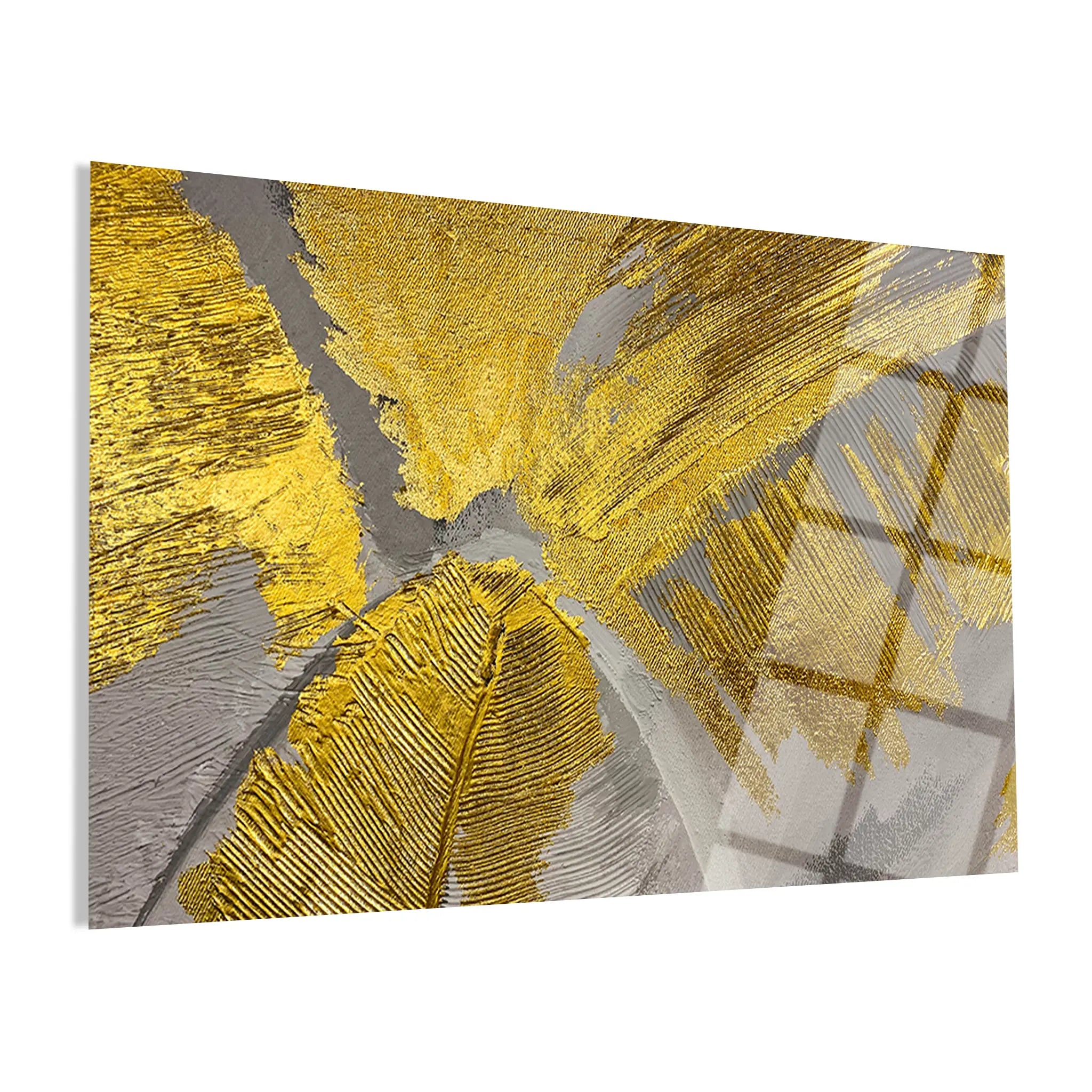 Floral Glass Wall Art GAD017-F 90 x 60 cm