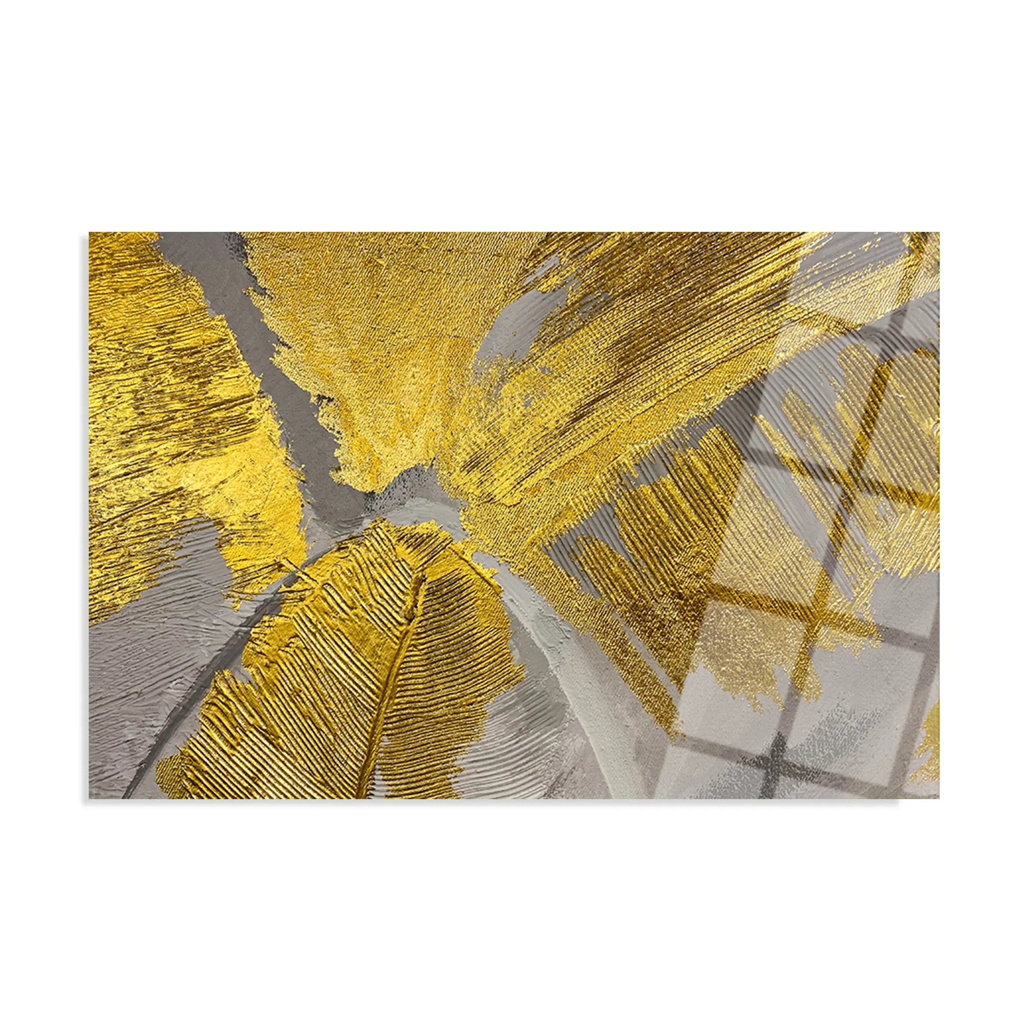 Floral Glass Wall Art GAD017-F 90 x 60 cm