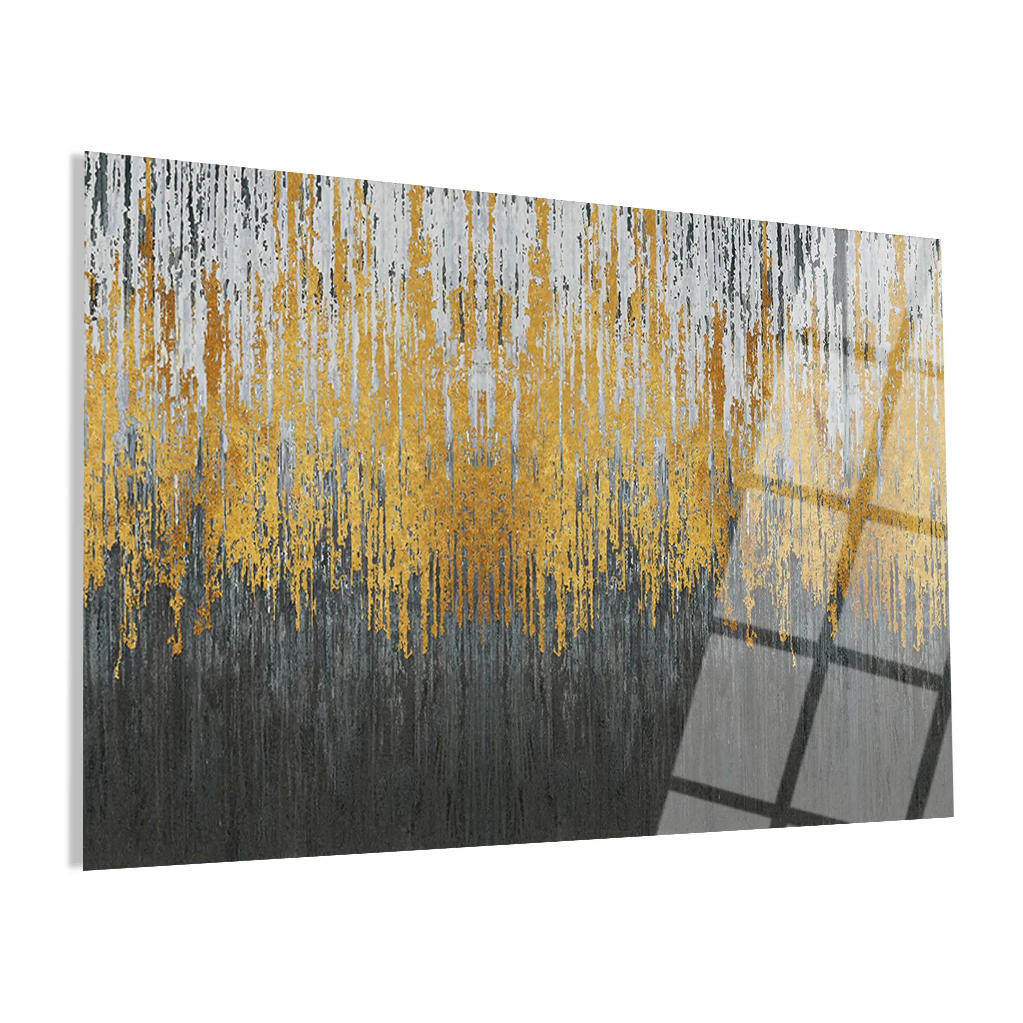 Abstract Glass Wall Art GAD018-A 90 x 60 cm