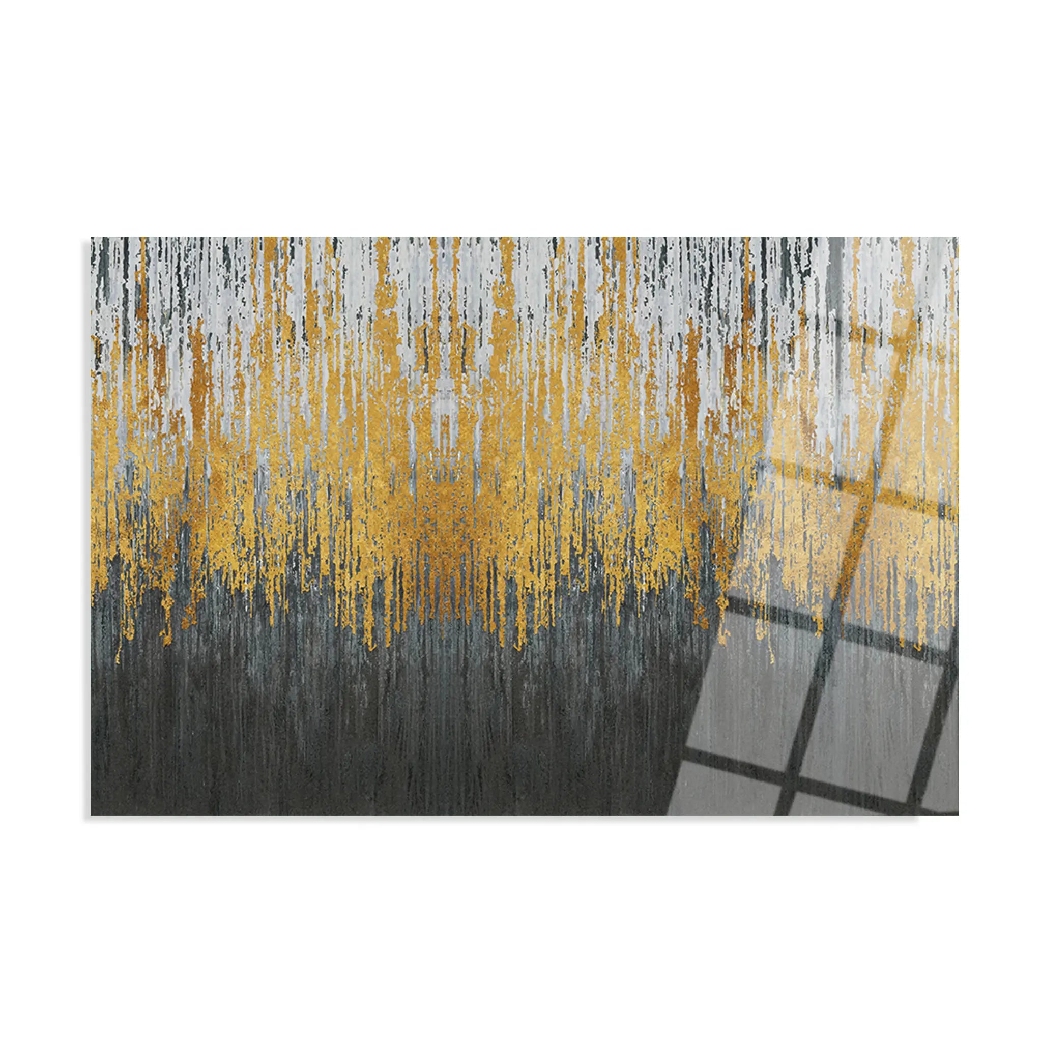 Abstract Glass Wall Art GAD018-A 90 x 60 cm