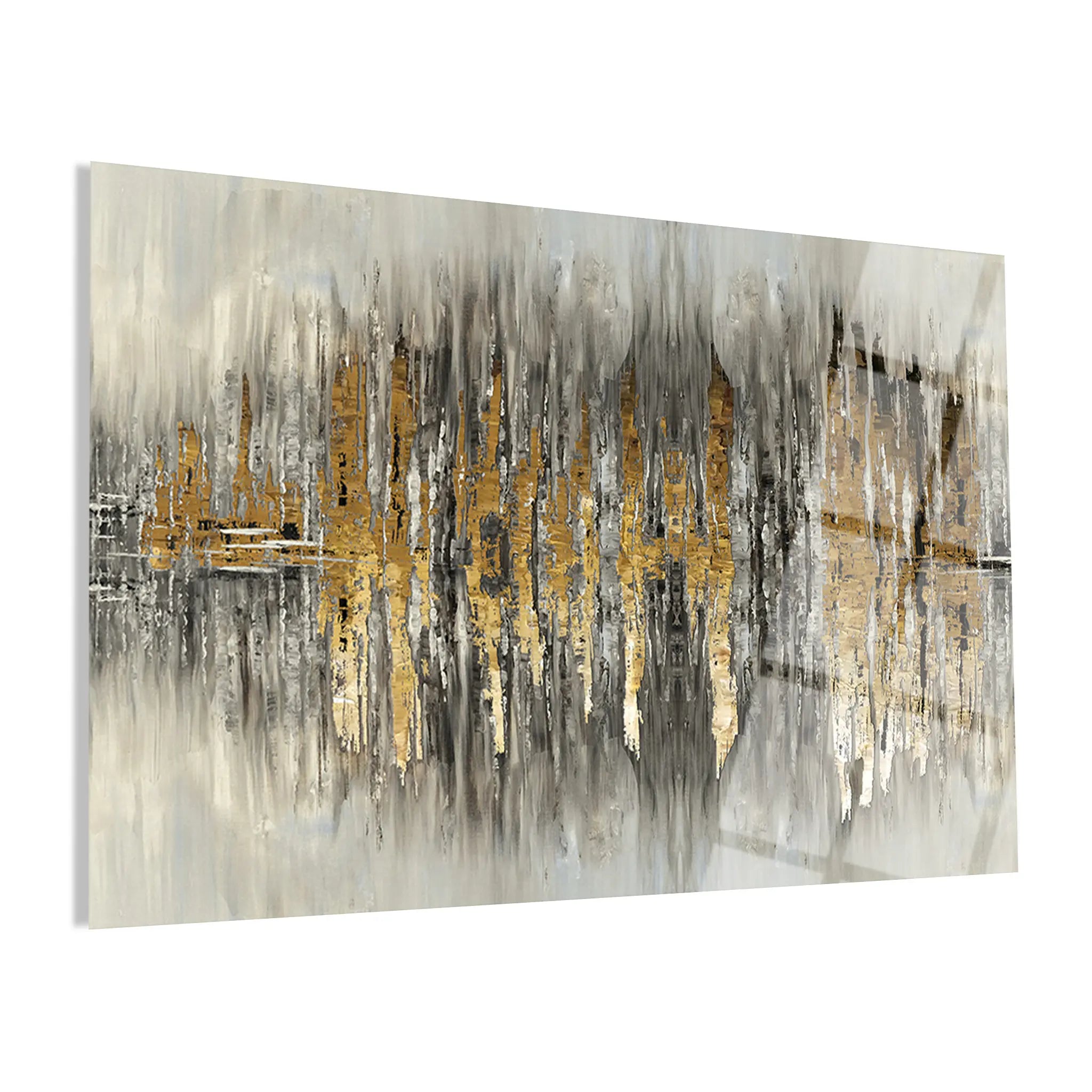 Abstract Glass Wall Art GAD019-A 90 x 60 cm