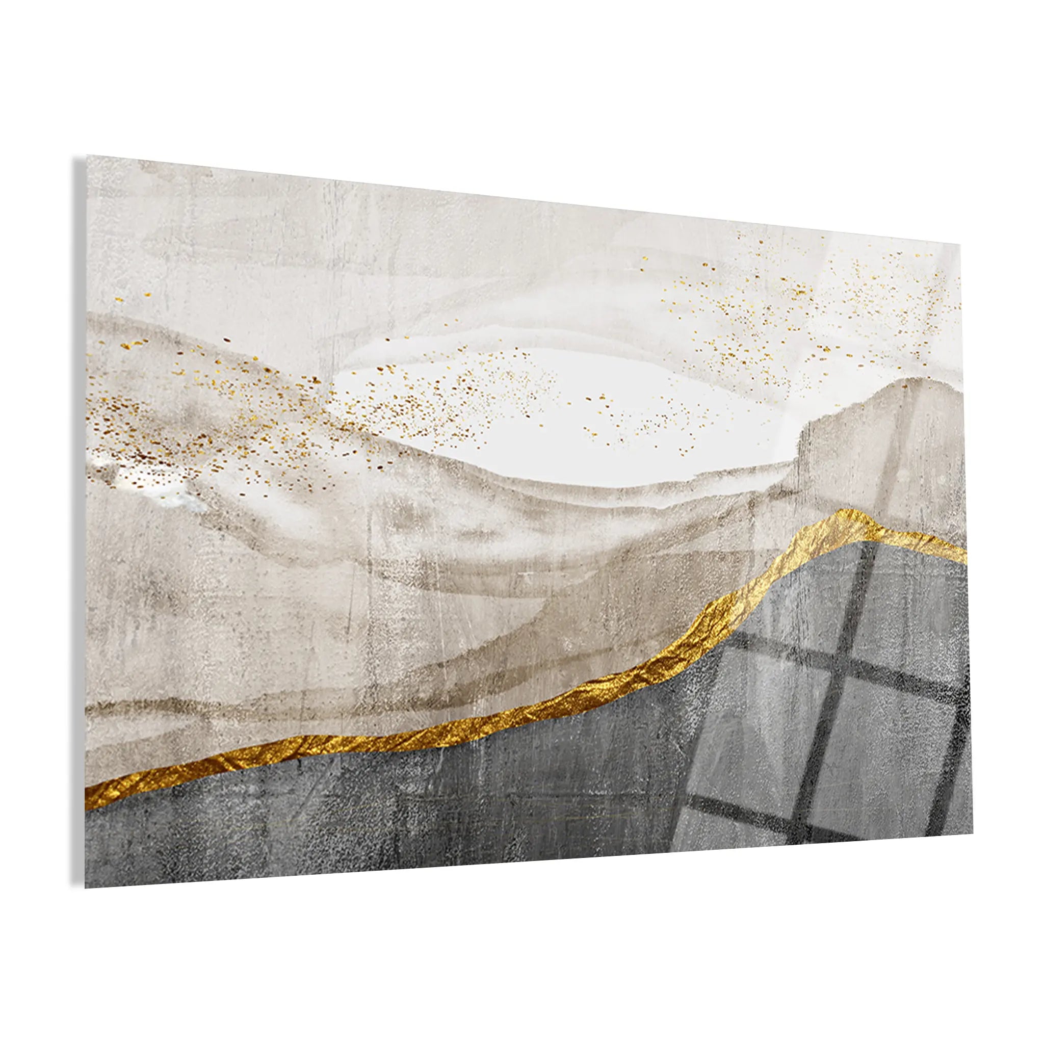 Abstract Glass Wall Art GAD024-A 90 x 60 cm