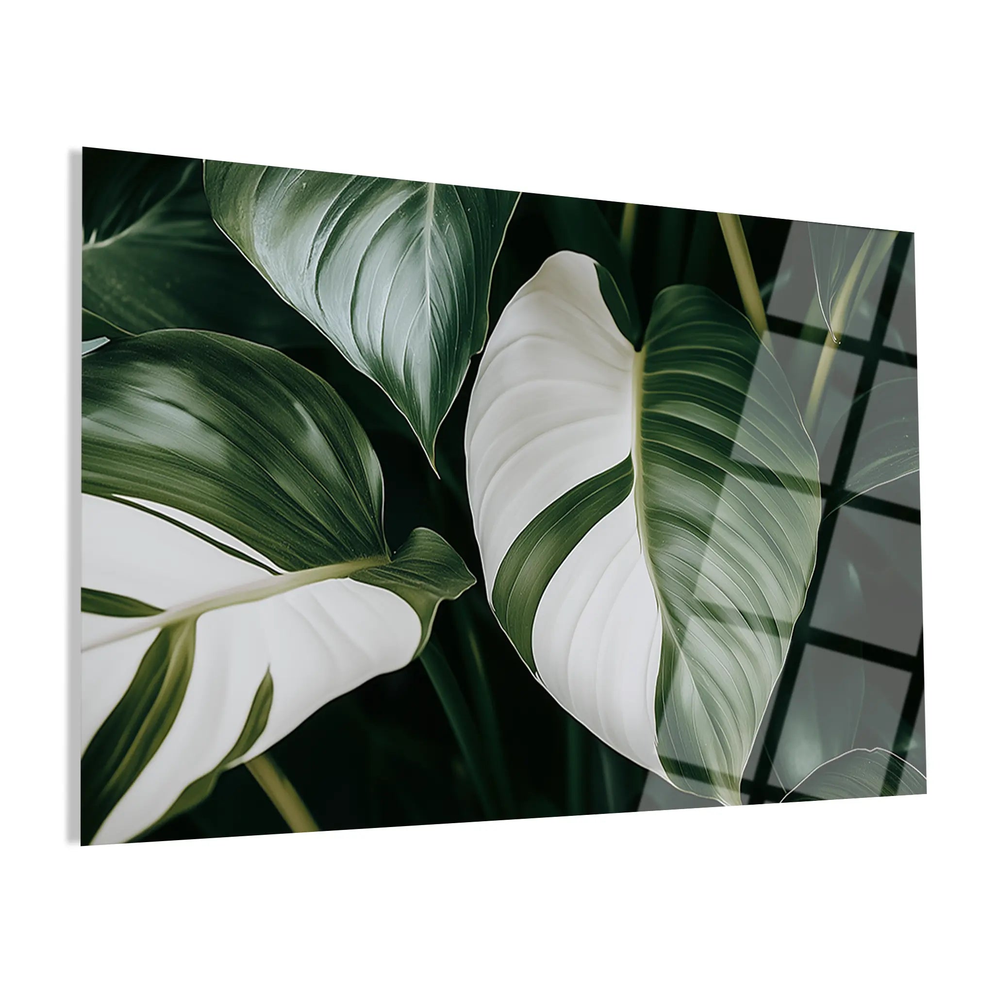 Floral Glass Wall Art GAD024-F 90 x 60 cm