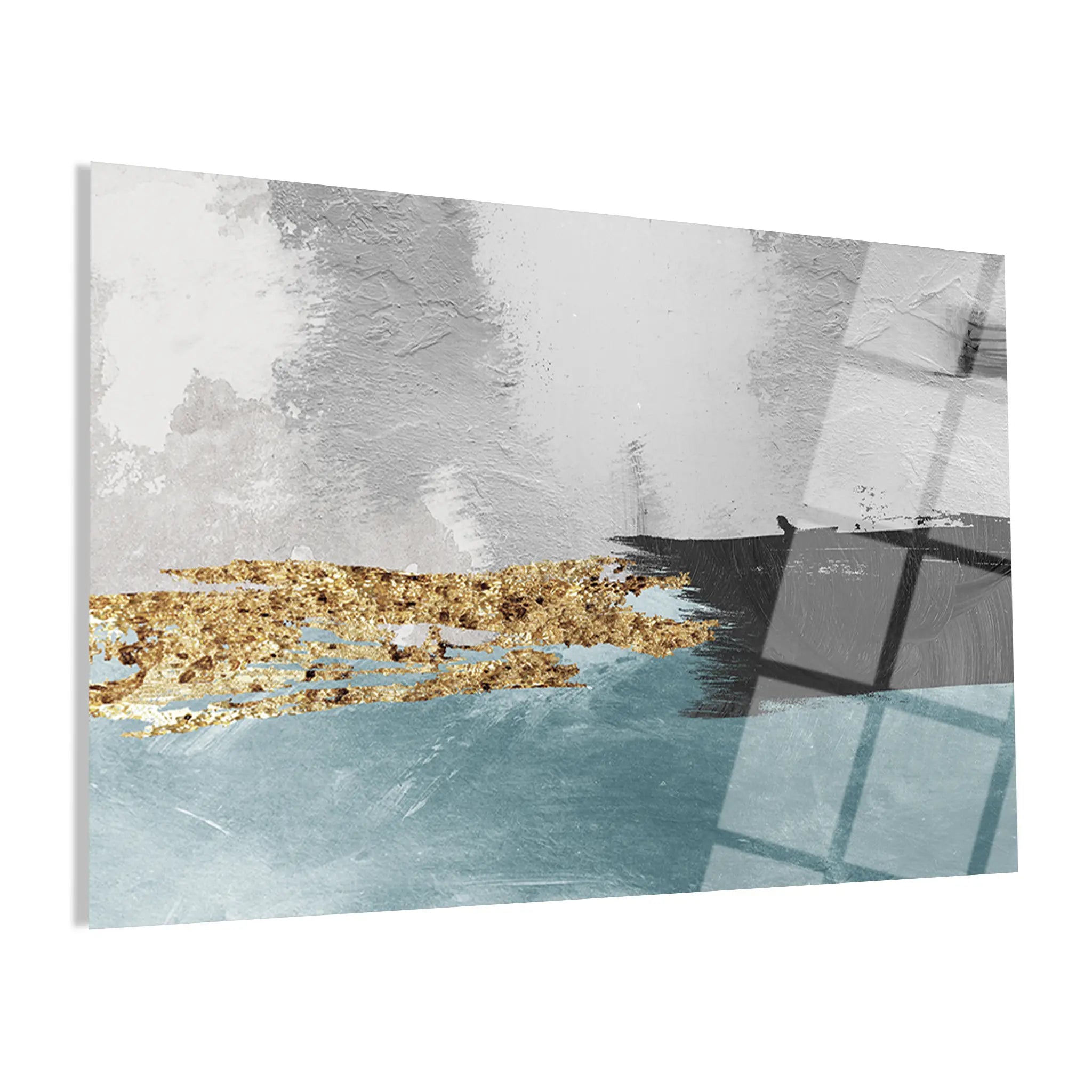 Abstract Glass Wall Art GAD025-A 90 x 60 cm