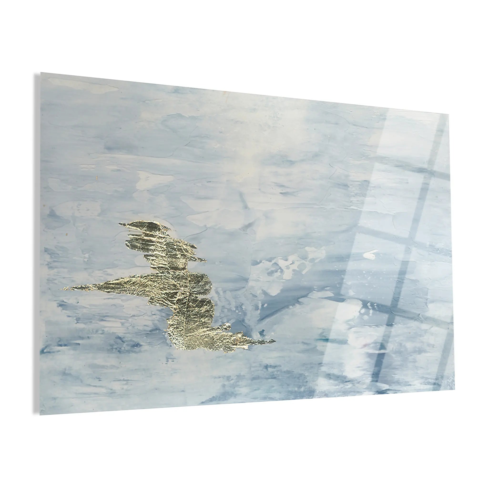 Abstract Glass Wall Art GAD028-A 90 x 60 cm