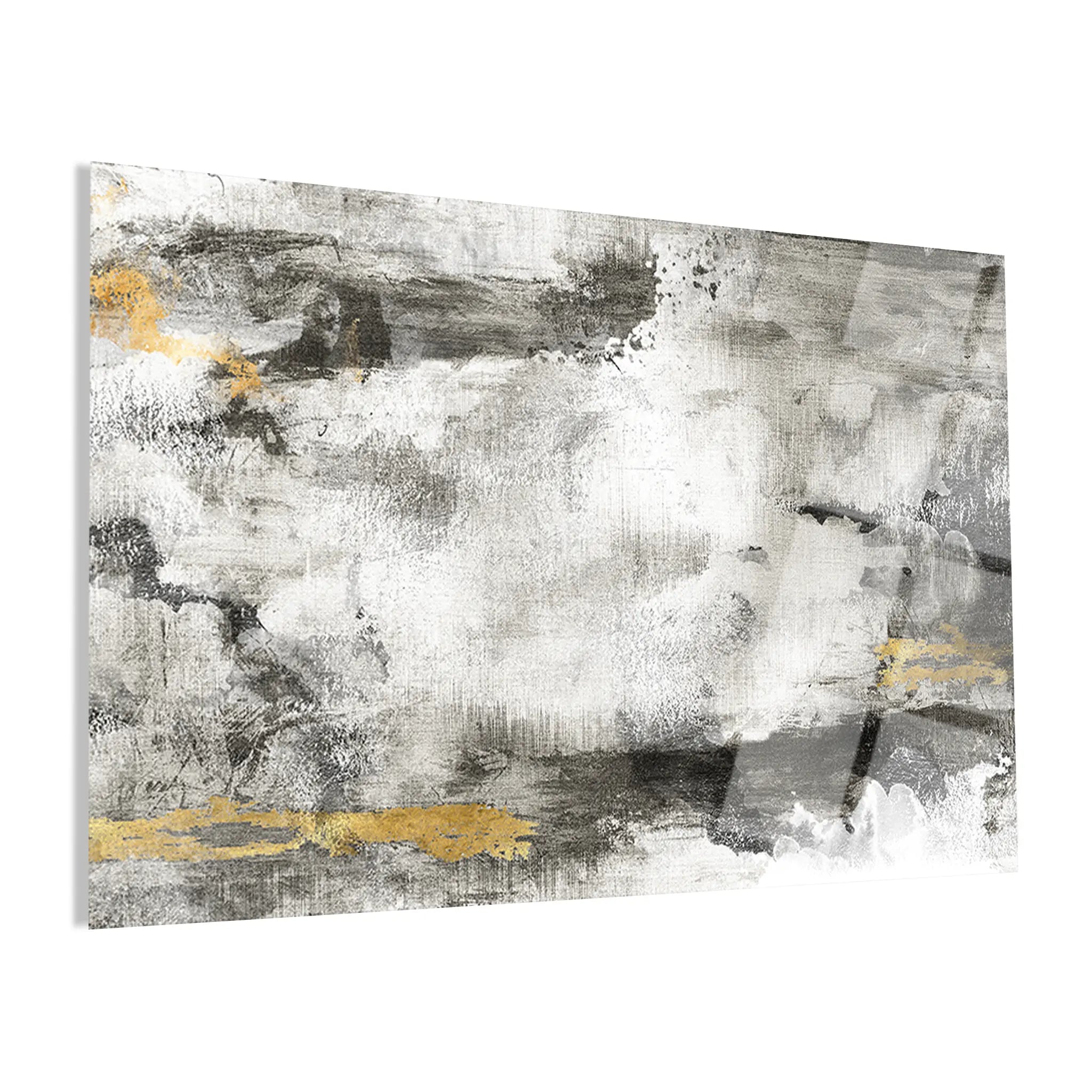 Abstract Glass Wall Art GAD032-A 90 x 60 cm