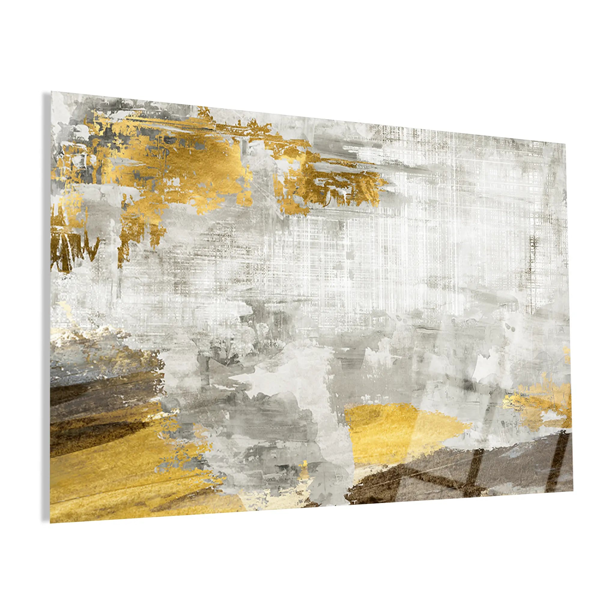 Abstract Glass Wall Art GAD033-A 90 x 60 cm