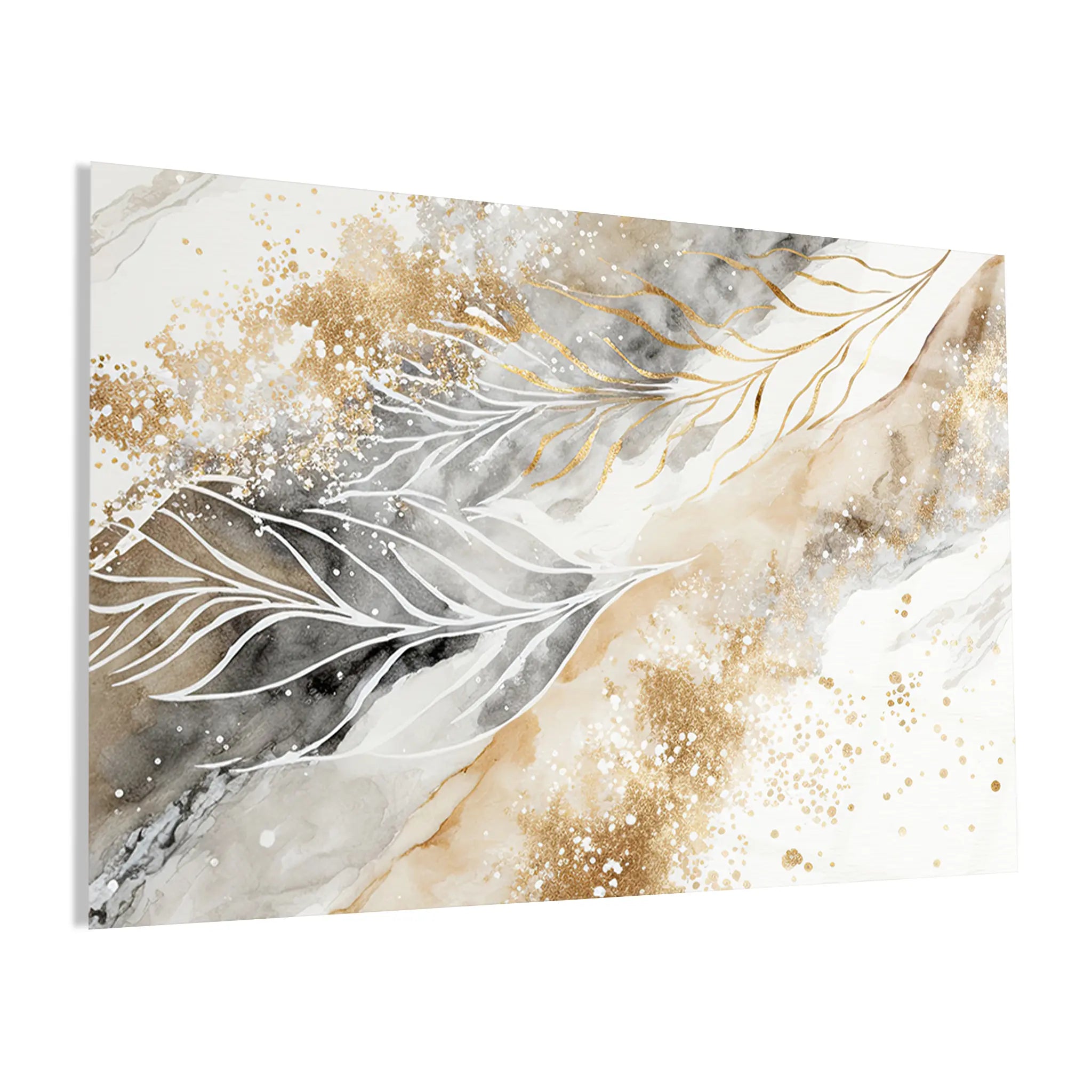 Floral Glass Wall Art GAD034-F 90 x 60 cm