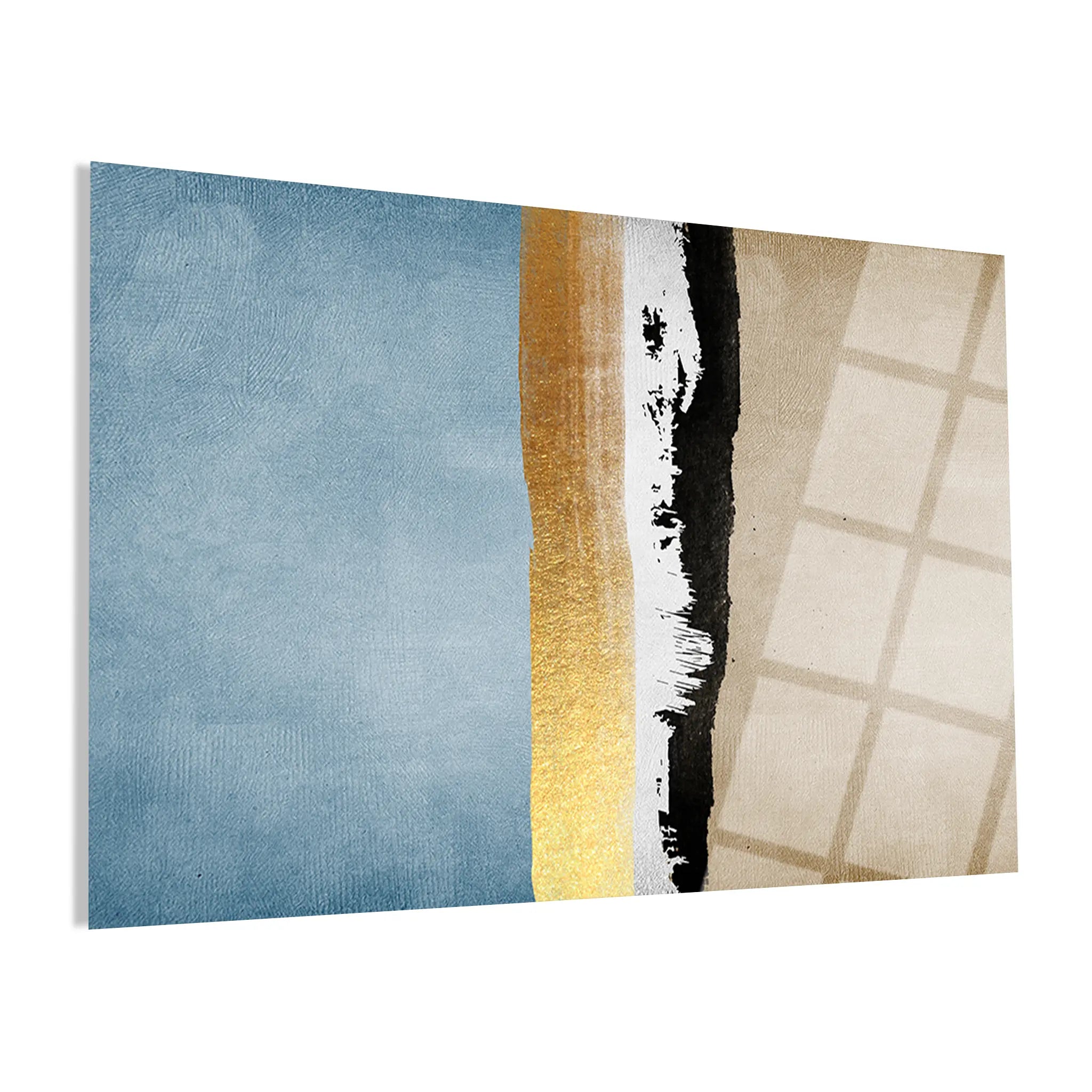 Abstract Glass Wall Art GAD036-A 90 x 60 cm