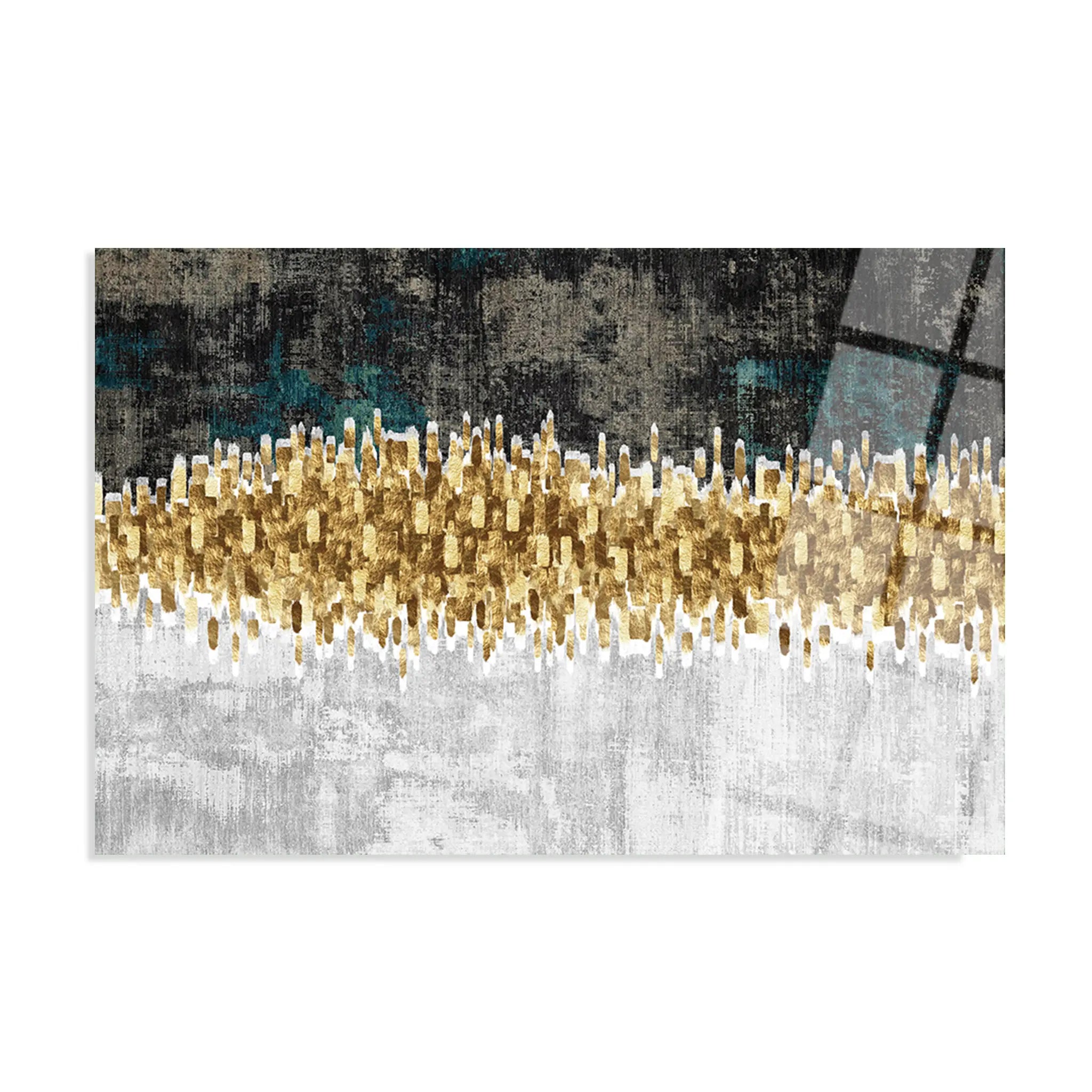 Abstract Glass Wall Art GAD037-A 90 x 60 cm