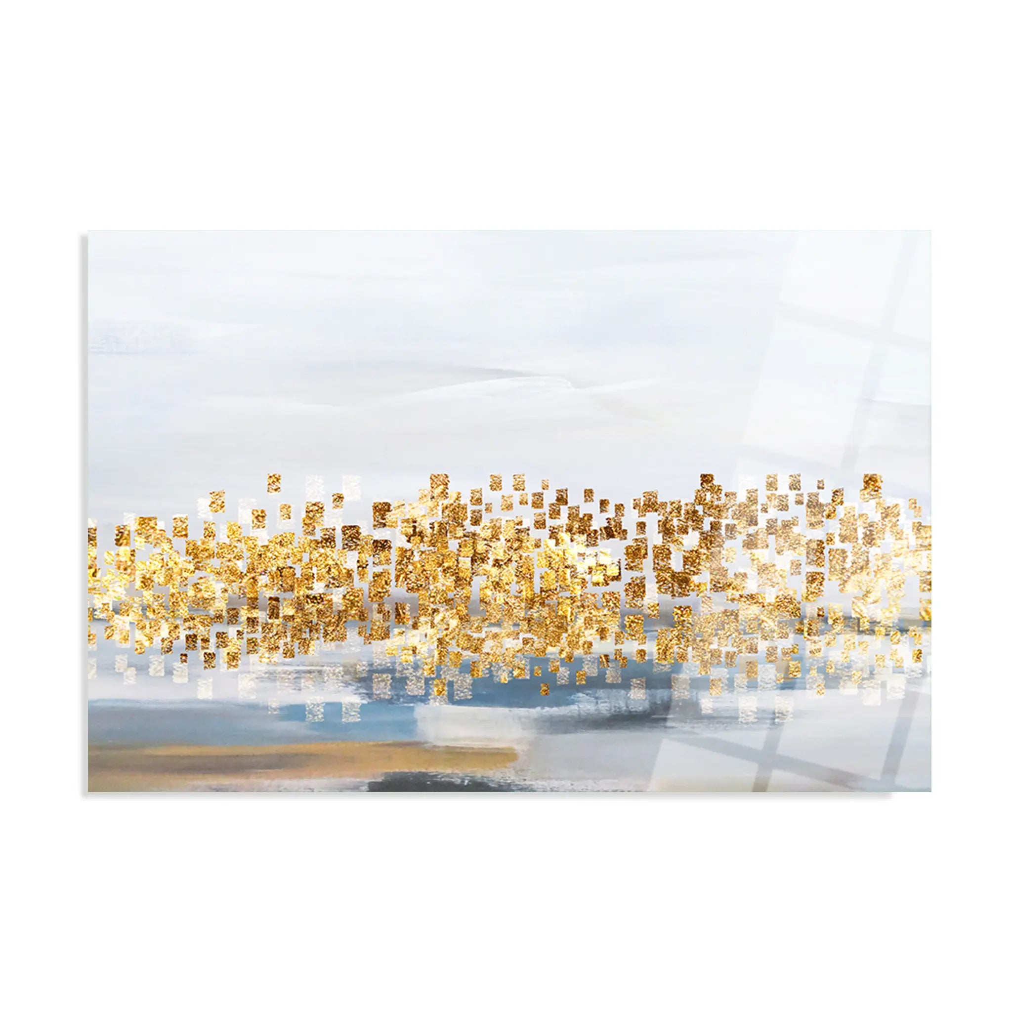 Abstract Glass Wall Art GAD038-A 90 x 60 cm