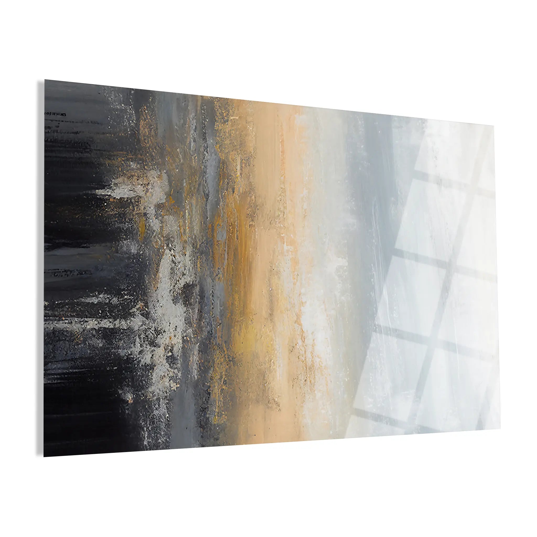 Abstract Glass Wall Art GAD041-A 90 x 60 cm