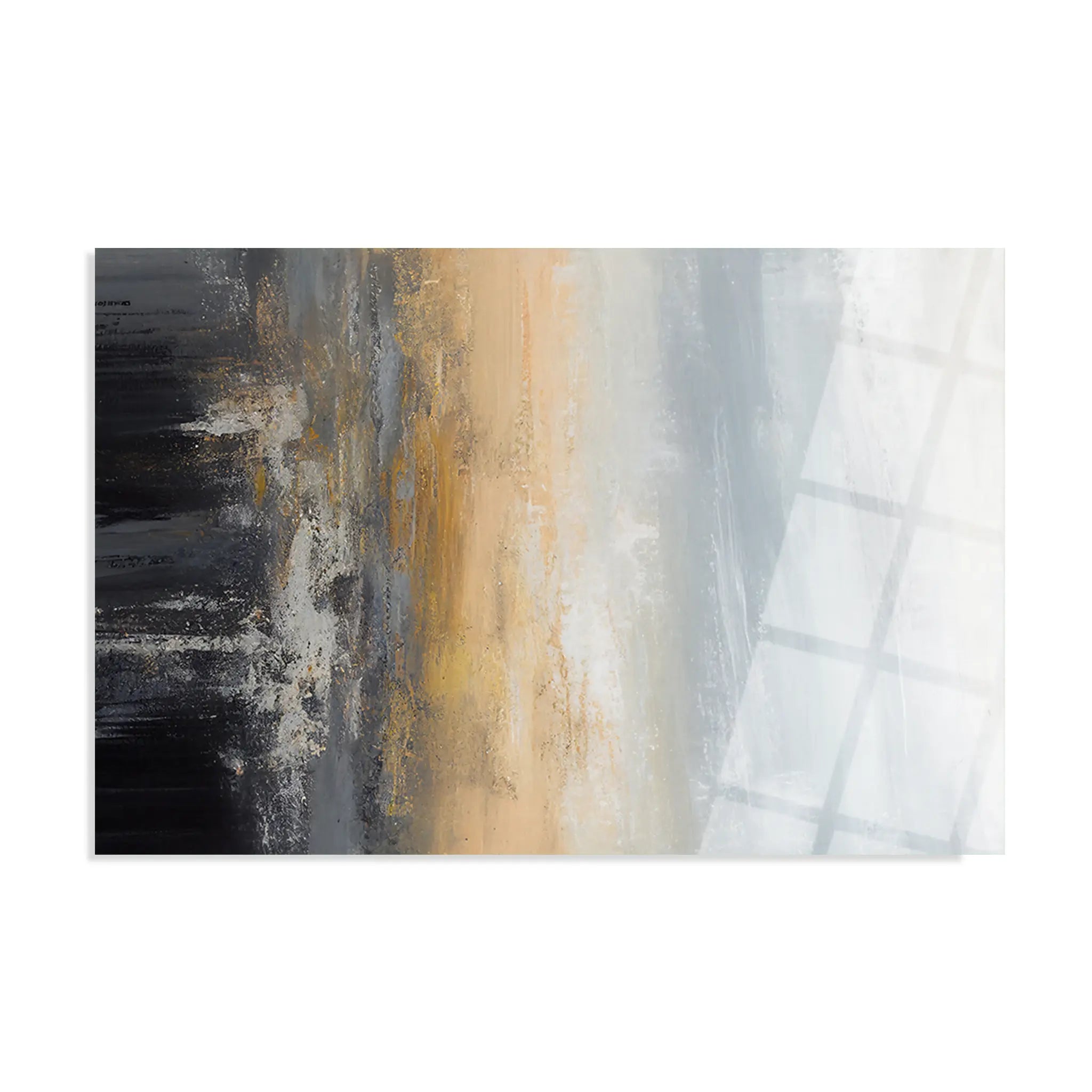 Abstract Glass Wall Art GAD041-A 90 x 60 cm