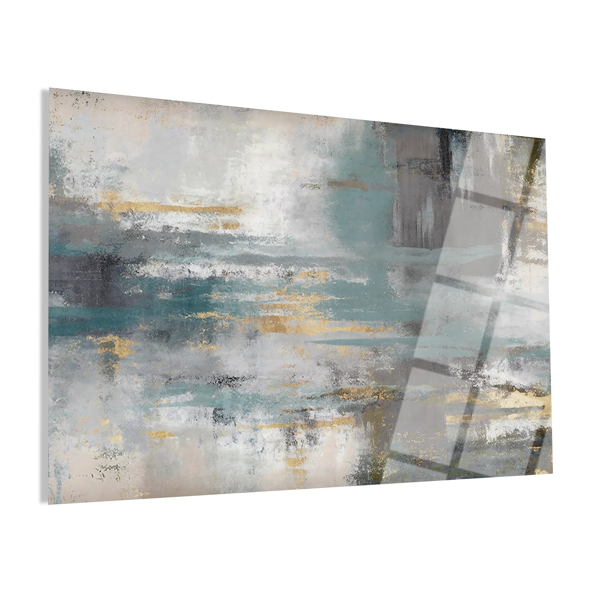 Abstract Glass Wall Art GAD042-A 90 x 60 cm