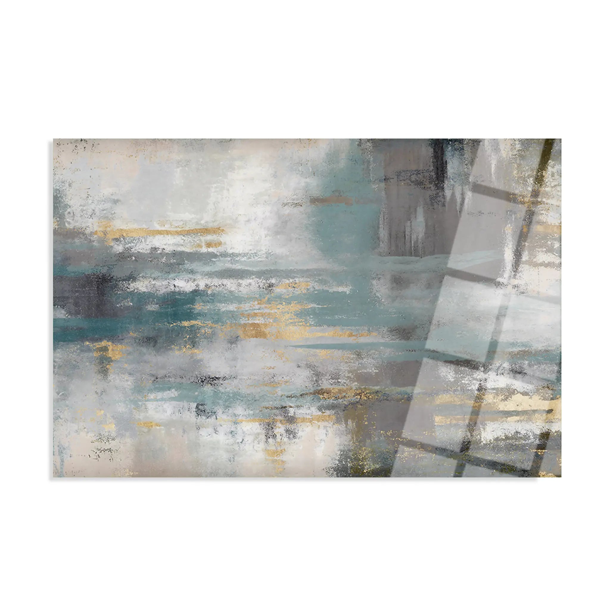 Abstract Glass Wall Art GAD042-A 90 x 60 cm