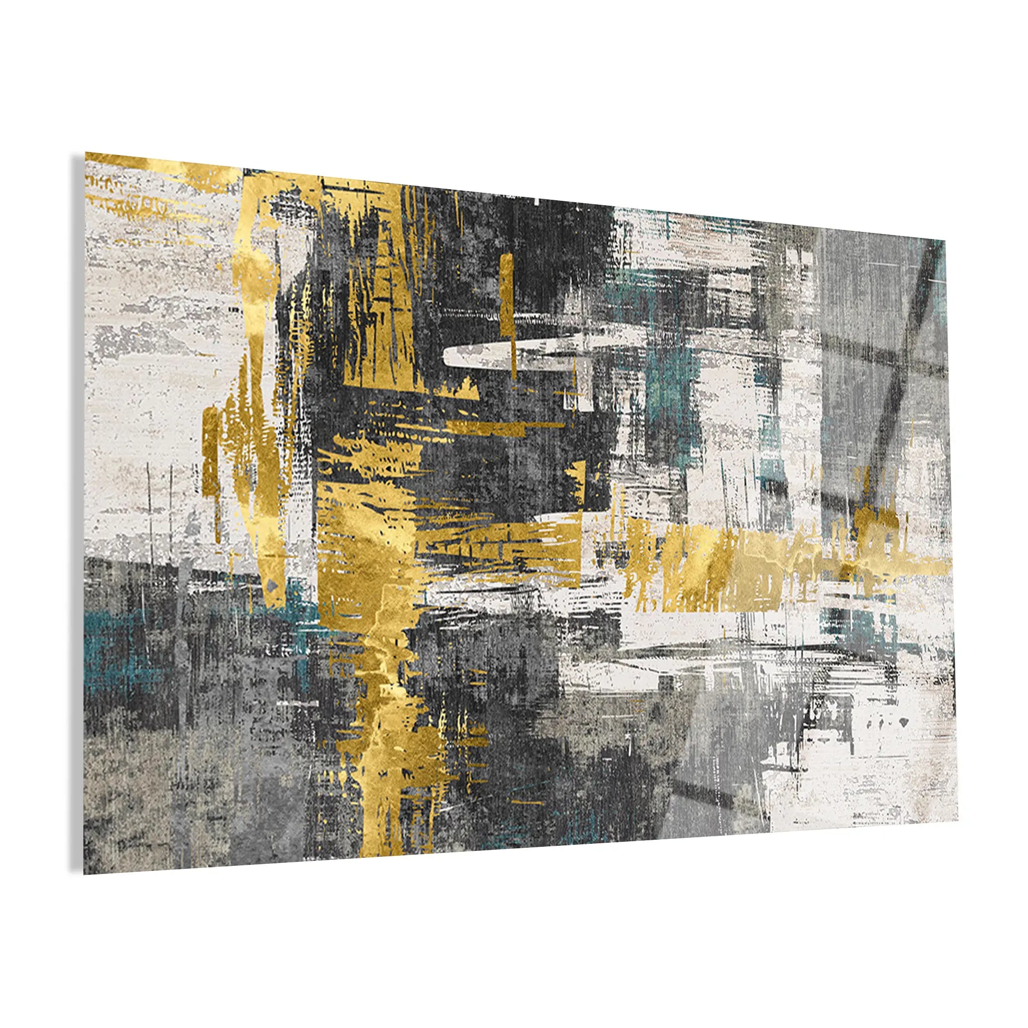 Abstract Glass Wall Art GAD043-A 90 x 60 cm