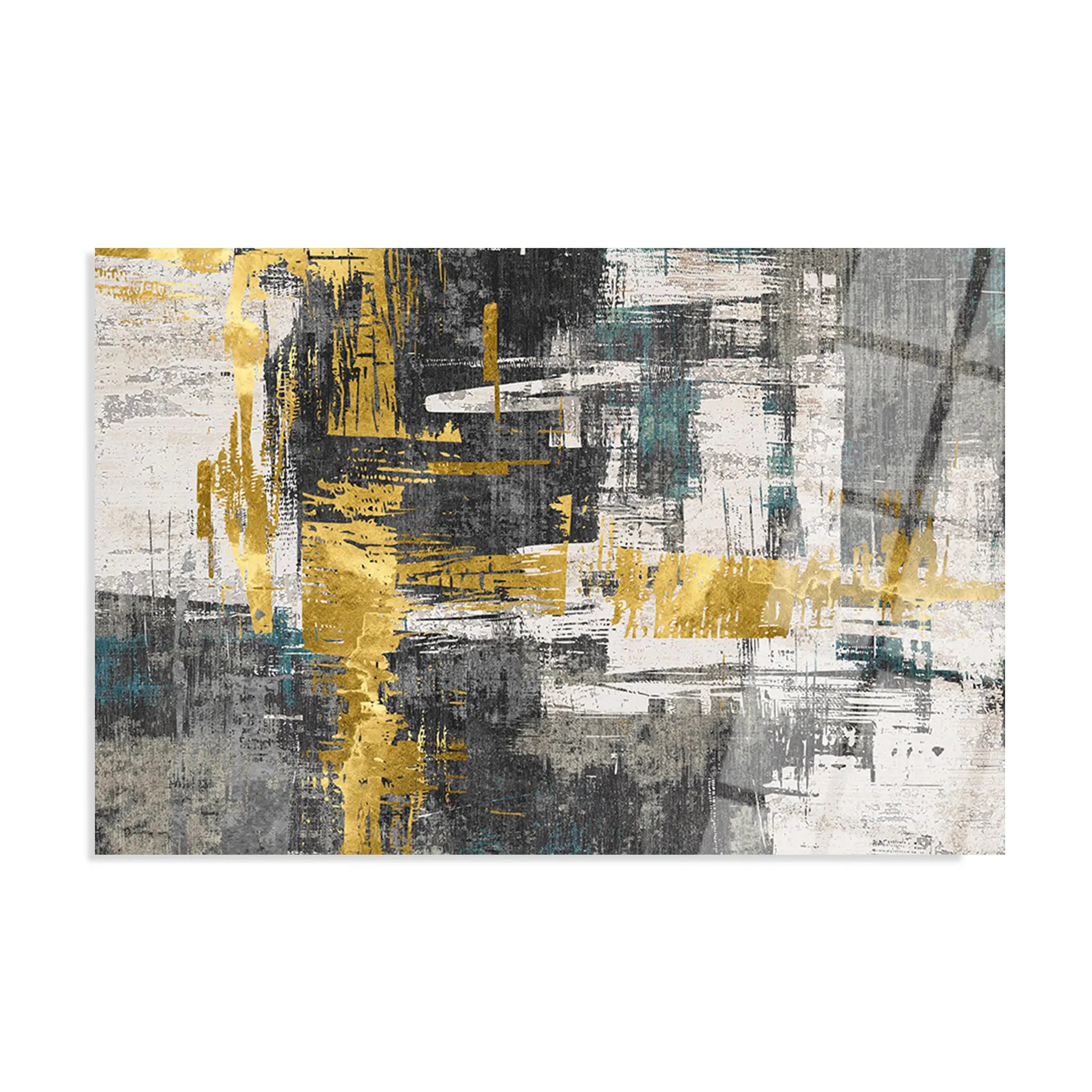 Abstract Glass Wall Art GAD043-A 90 x 60 cm