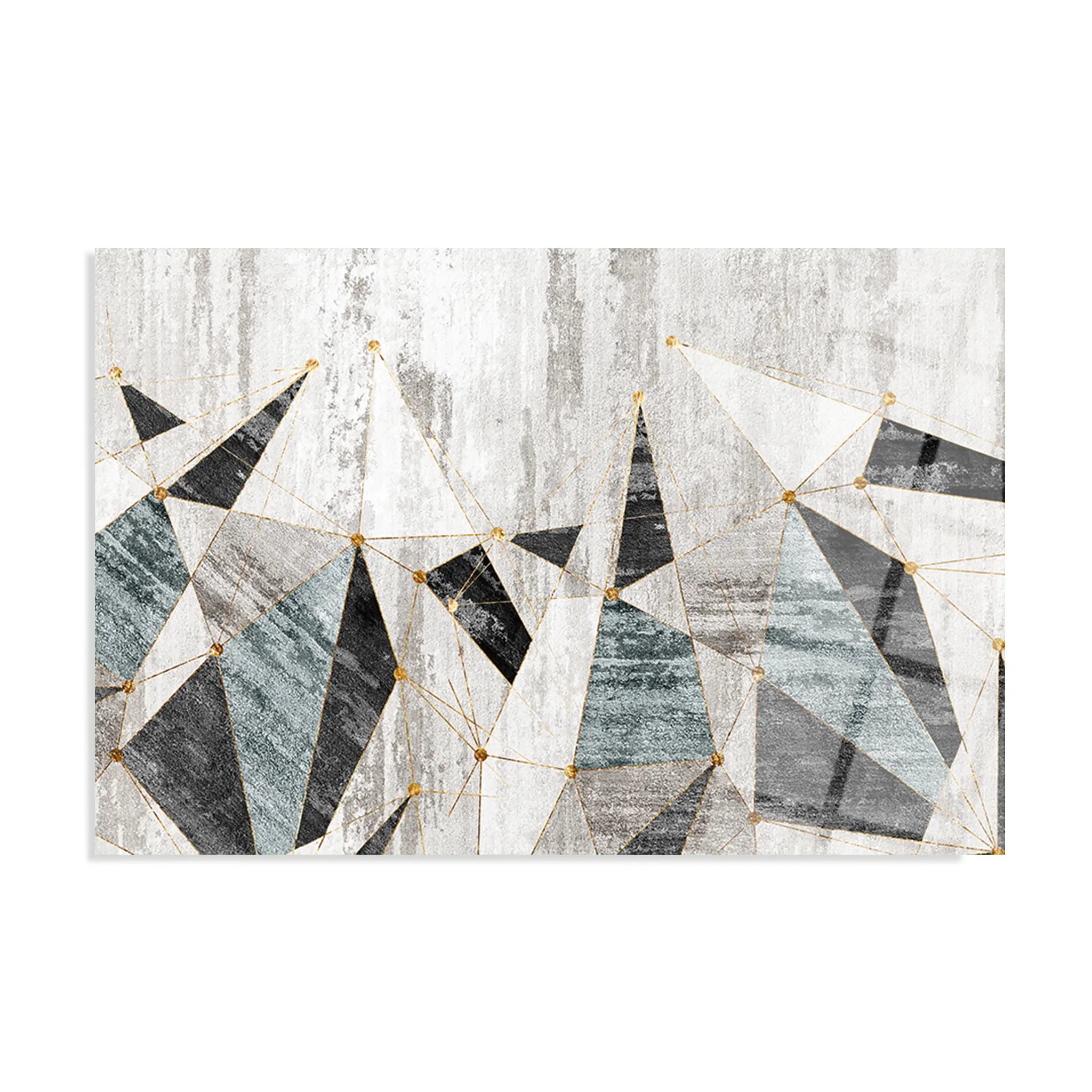 Abstract Glass Wall Art GAD056-A 90 x 60 cm