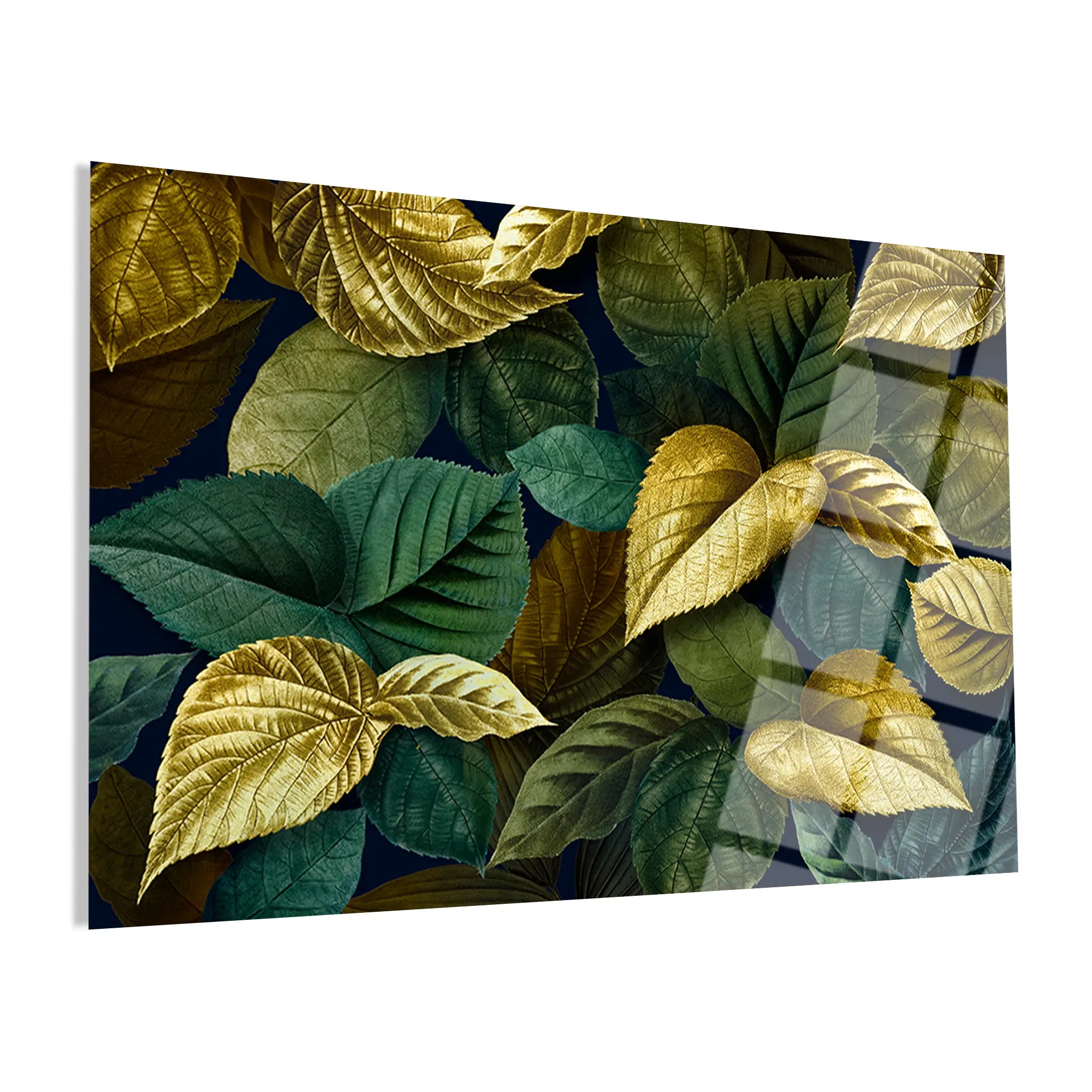 Floral Glass Wall Art GAD058-F 90 x 60 cm