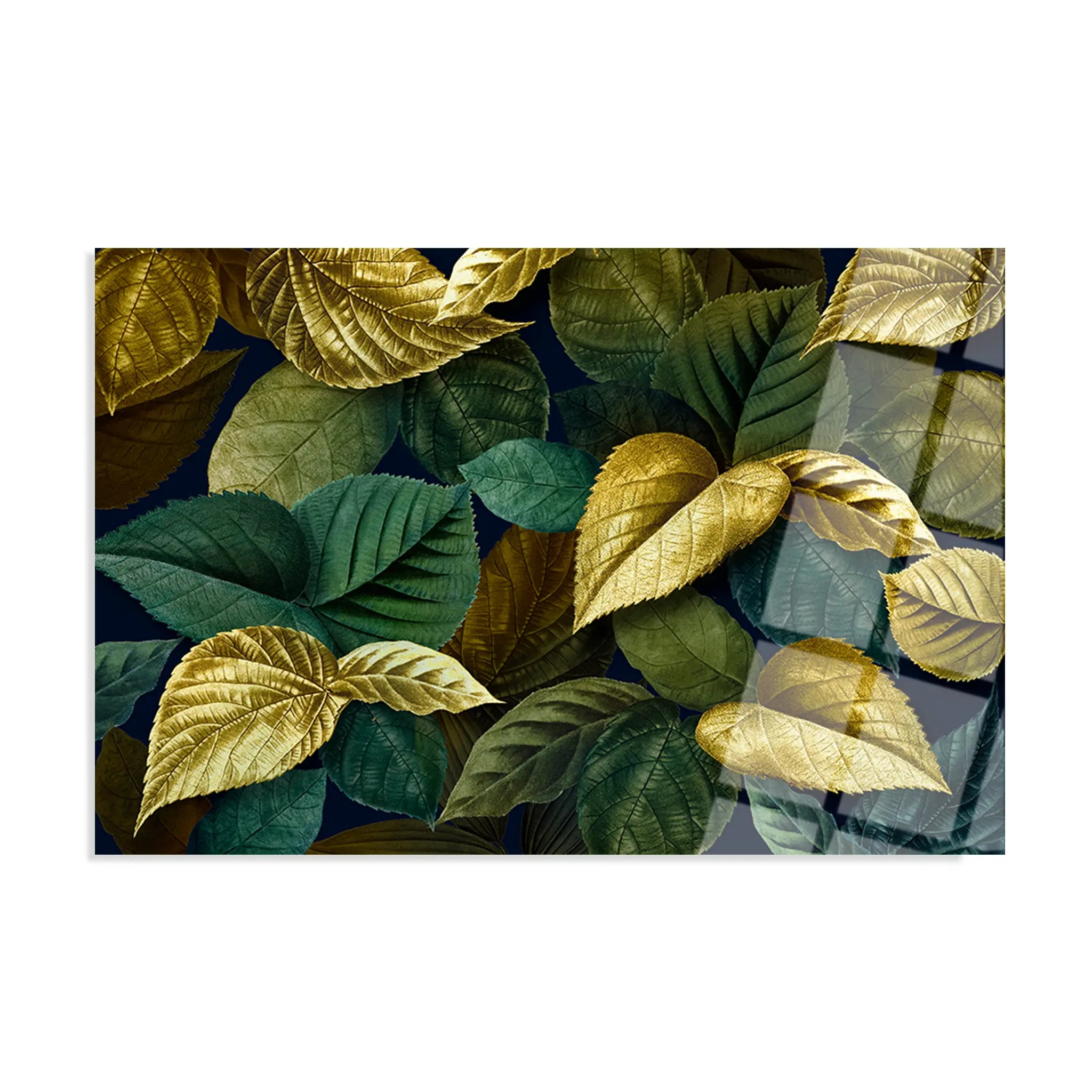 Floral Glass Wall Art GAD058-F 90 x 60 cm