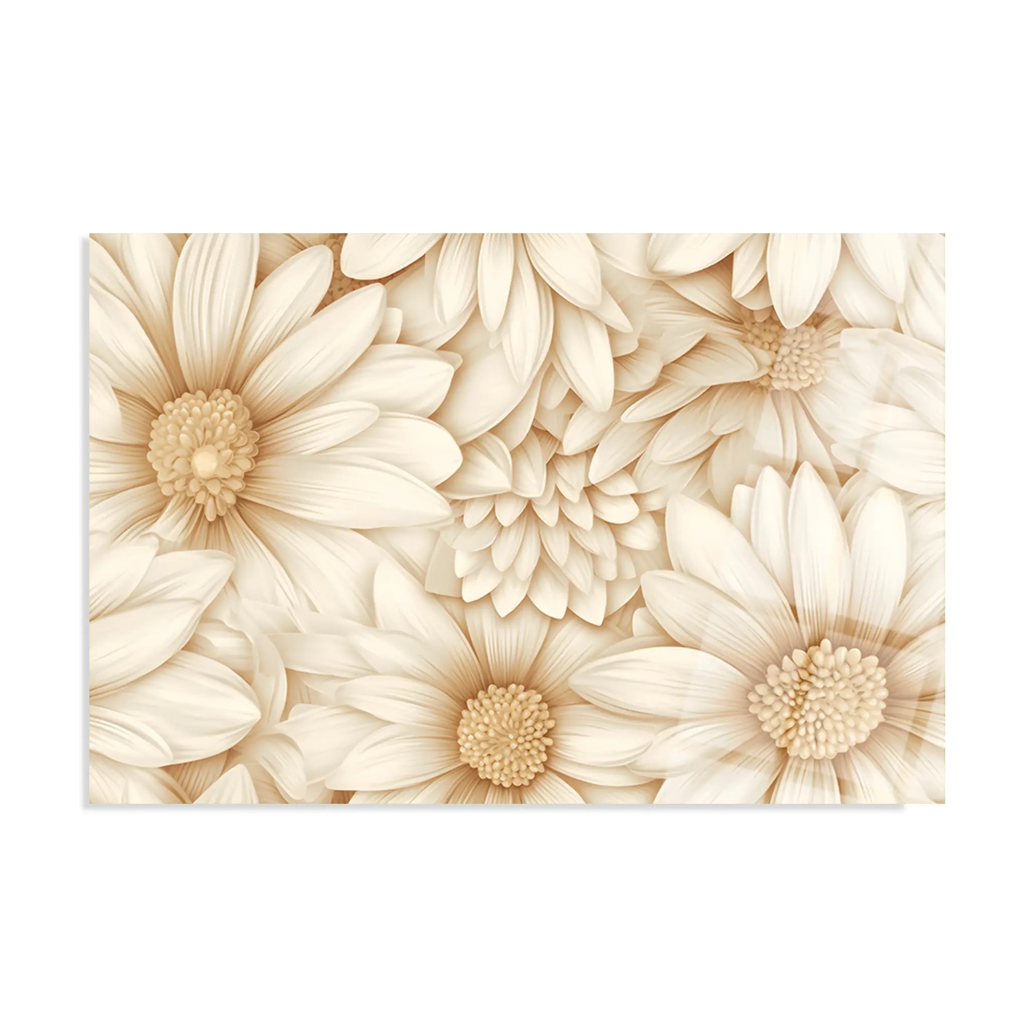 Floral Glass Wall Art GAD063-F 90 x 60 cm