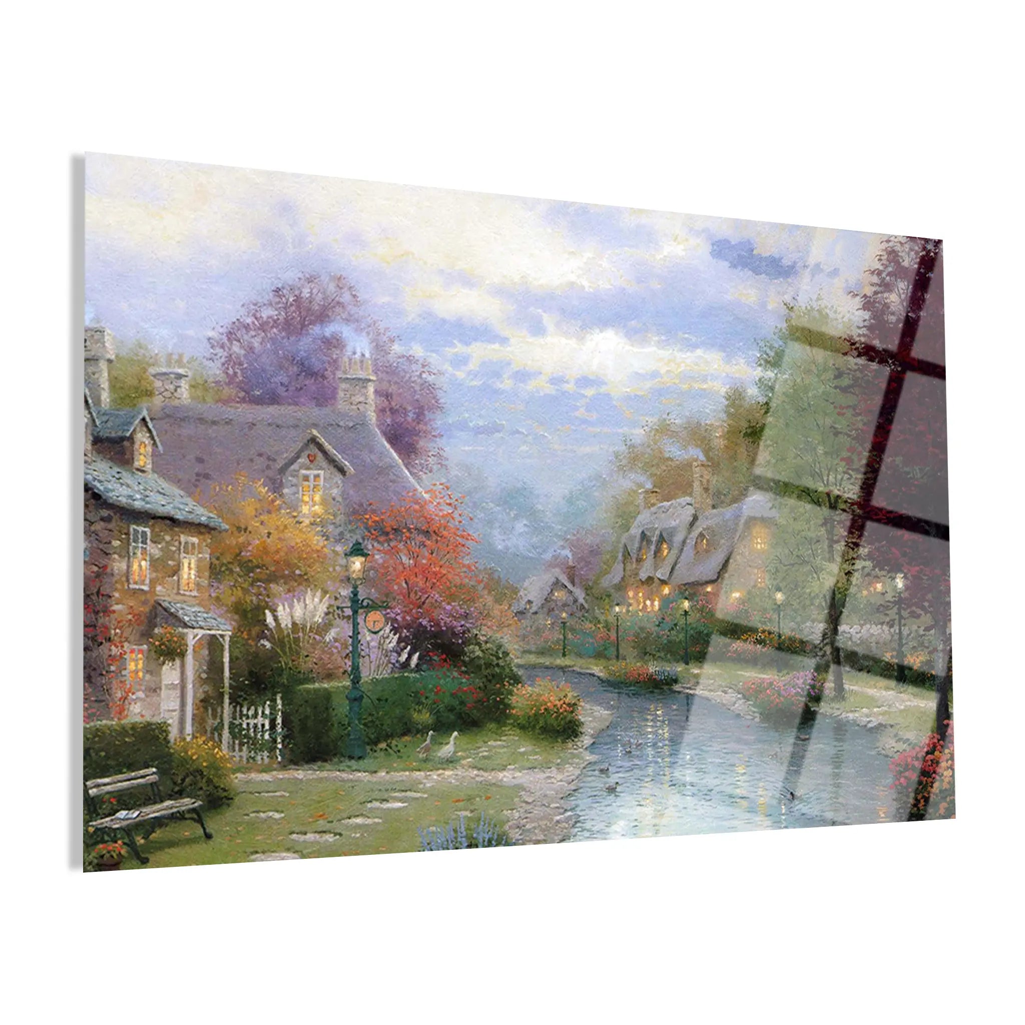 Landscape Glass Wall Art GAD068-L 90 x 60 cm