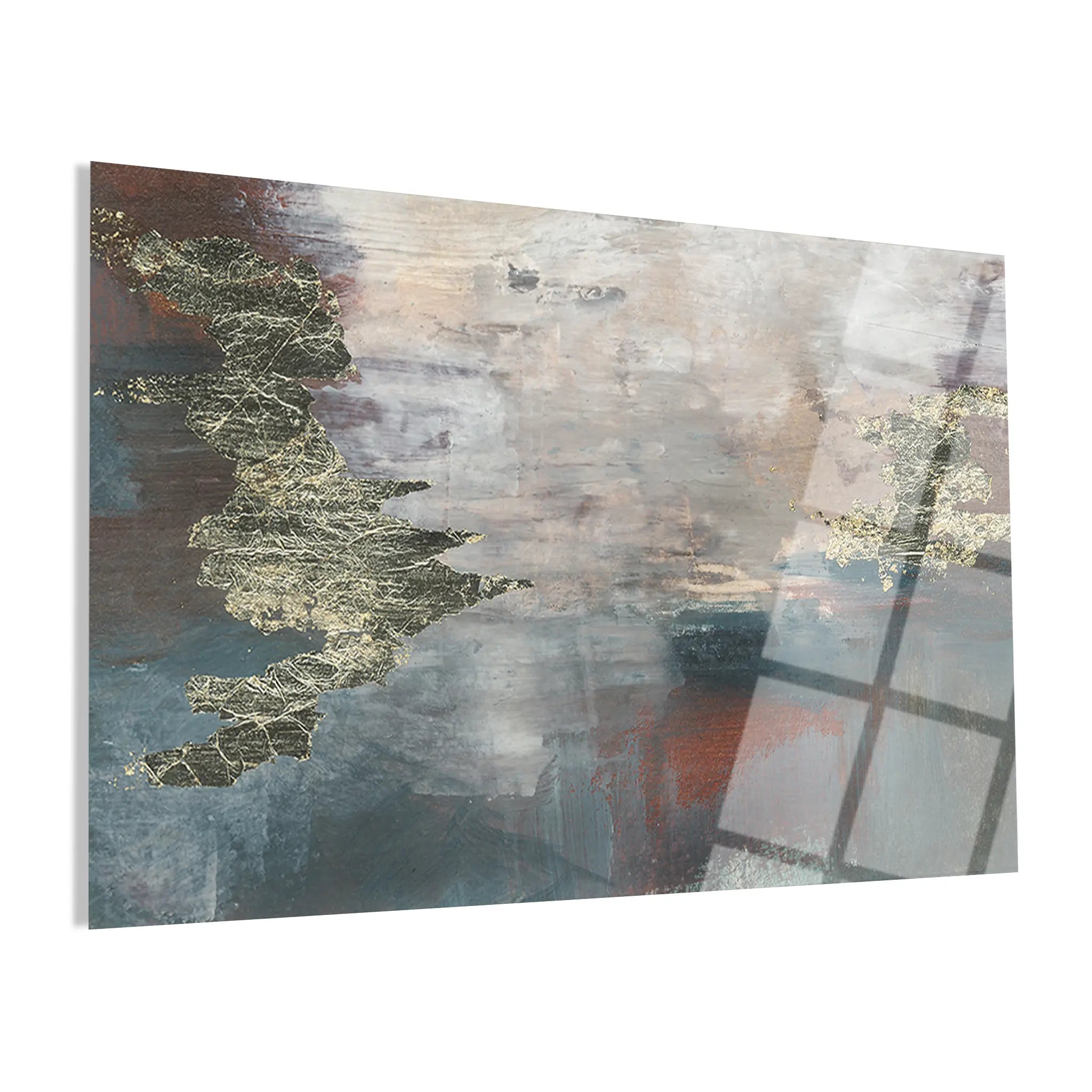 Abstract Glass Wall Art GAD073-A 90 x 60 cm