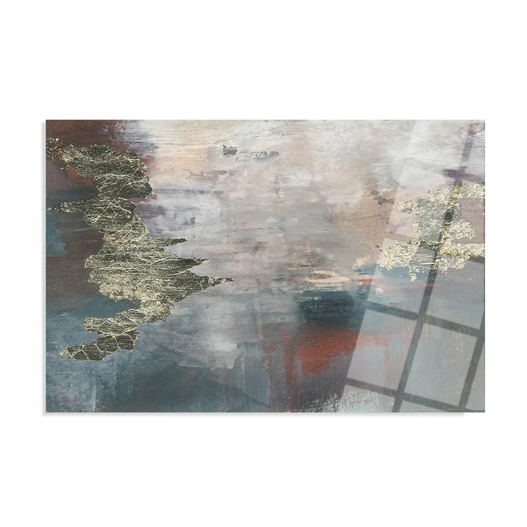 Abstract Glass Wall Art GAD073-A 90 x 60 cm