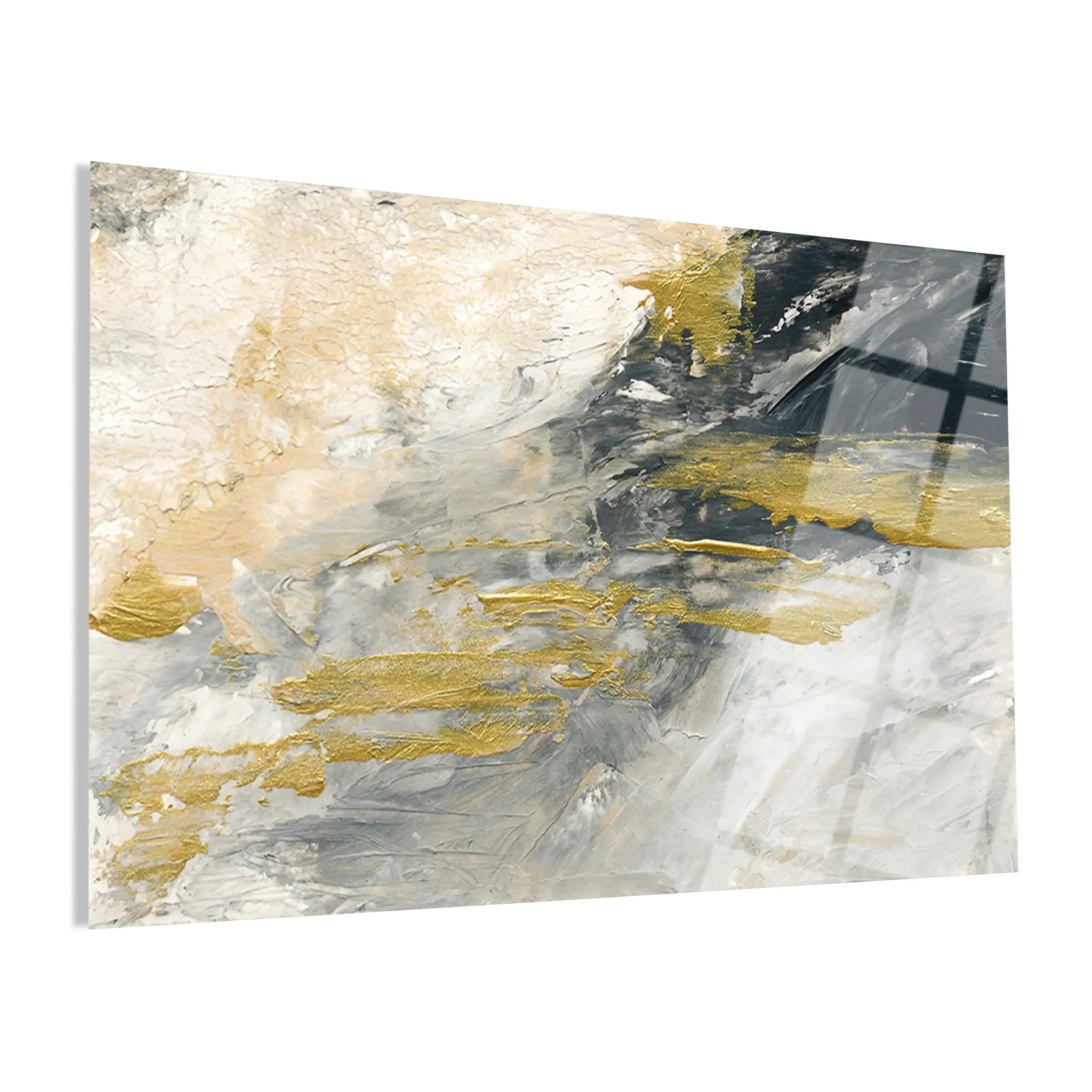 Abstract Glass Wall Art GAD077-A 90 x 60 cm