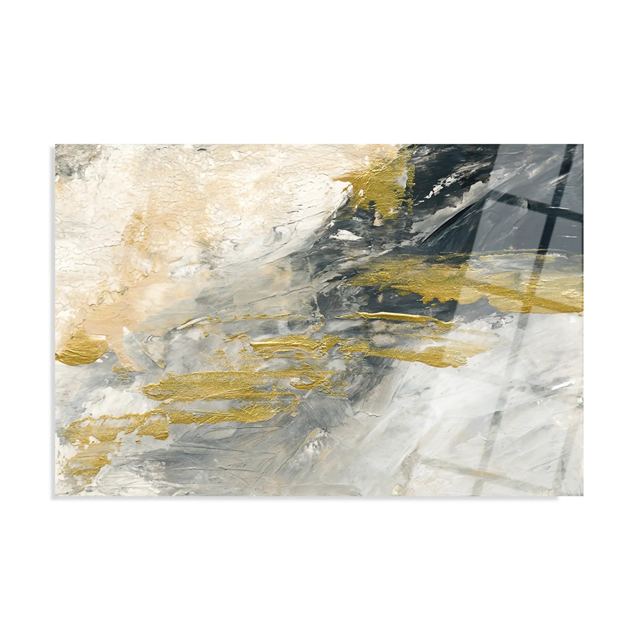 Abstract Glass Wall Art GAD077-A 90 x 60 cm