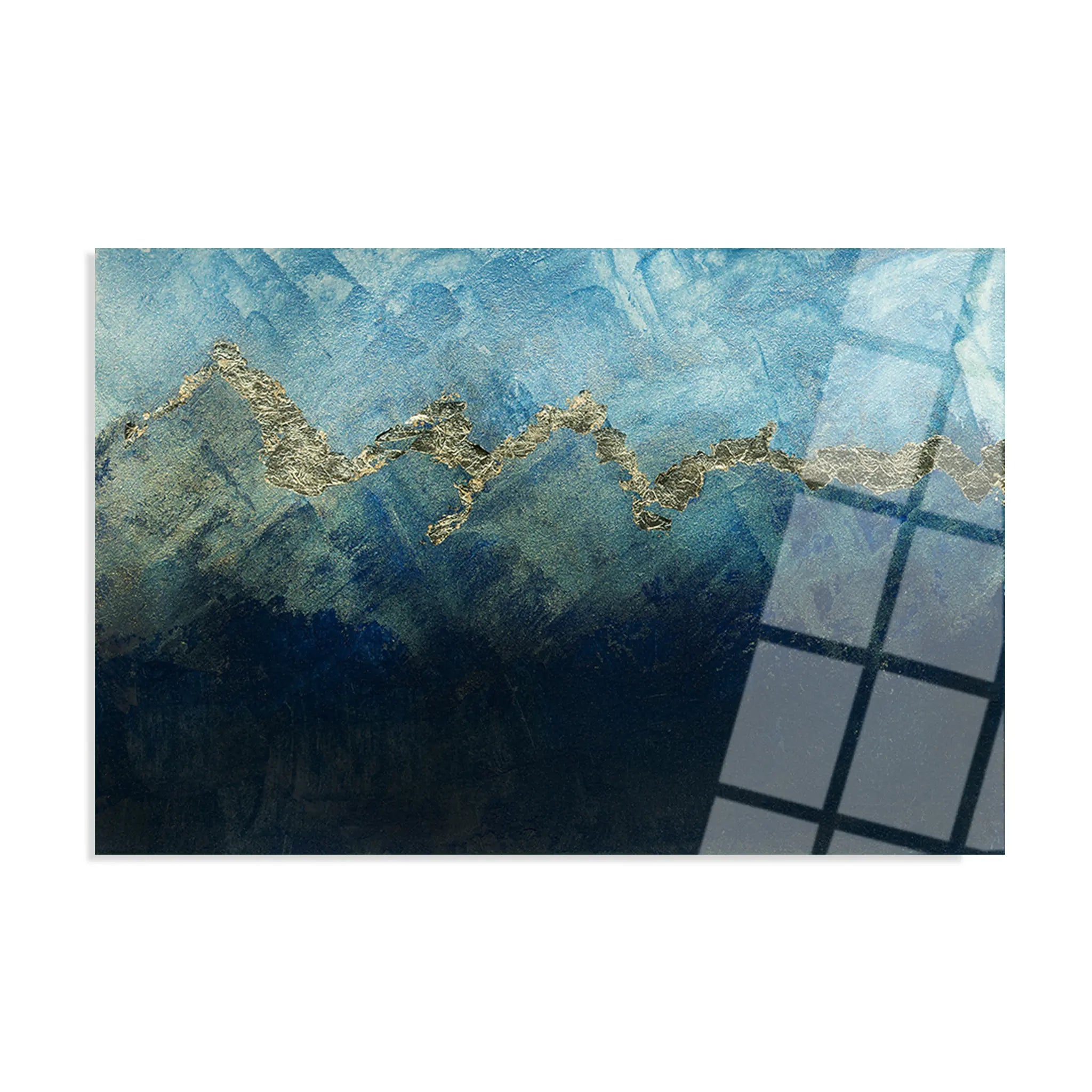 Abstract Glass Wall Art GAD089-A 90 x 60 cm