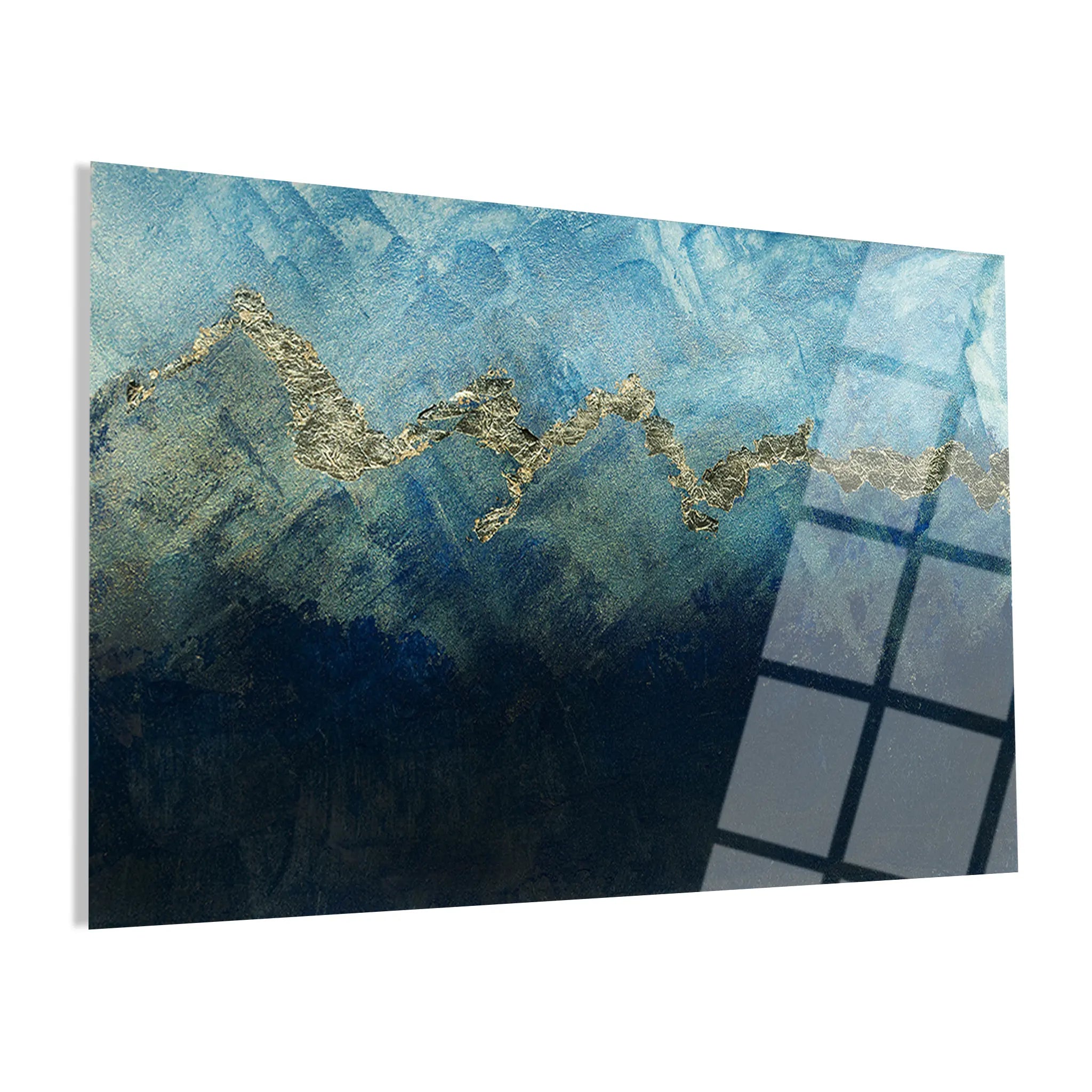 Abstract Glass Wall Art GAD090-A 90 x 60 cm