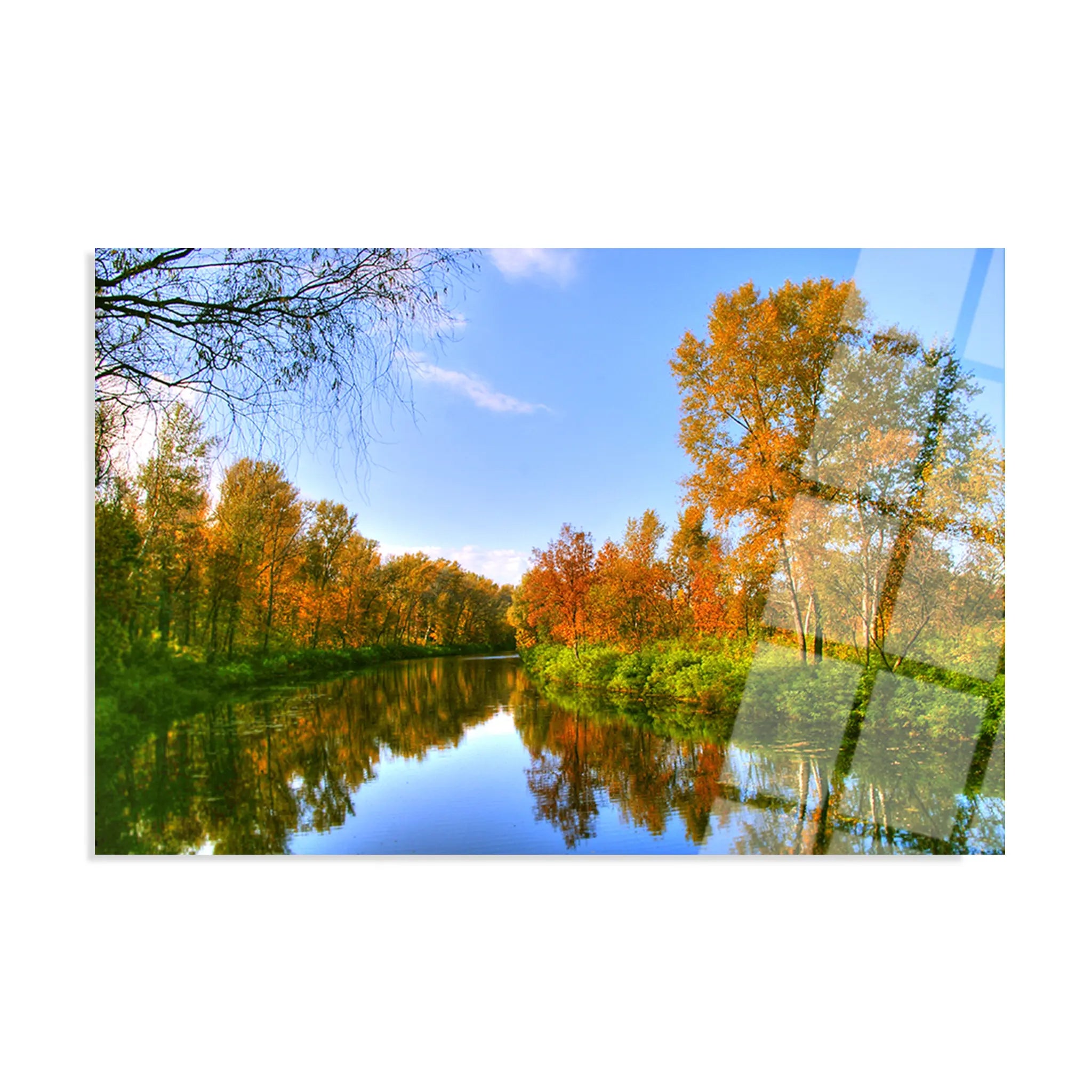 Landscape Glass Wall Art GAD099-L 90 x 60 cm