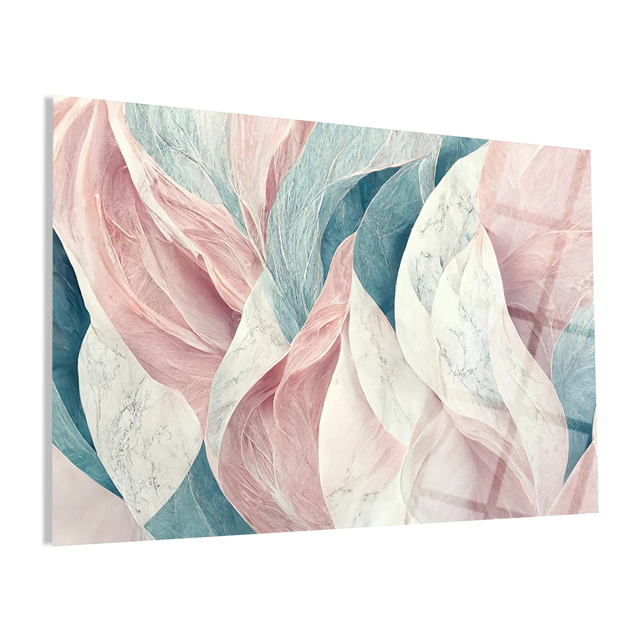 Floral Glass Wall Art GAD104-F 90 x 60 cm