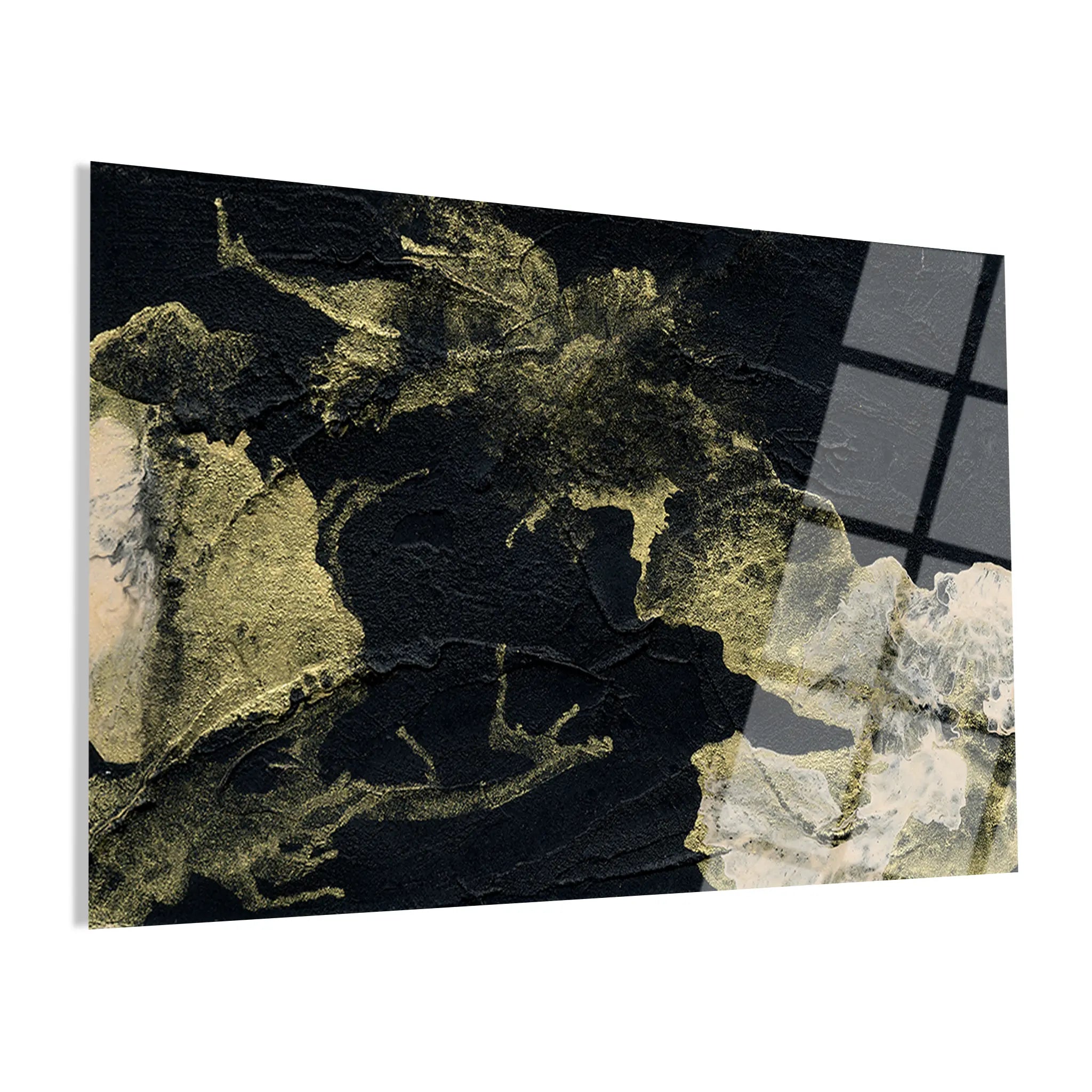 Abstract Glass Wall Art GAD107-A 90 x 60 cm