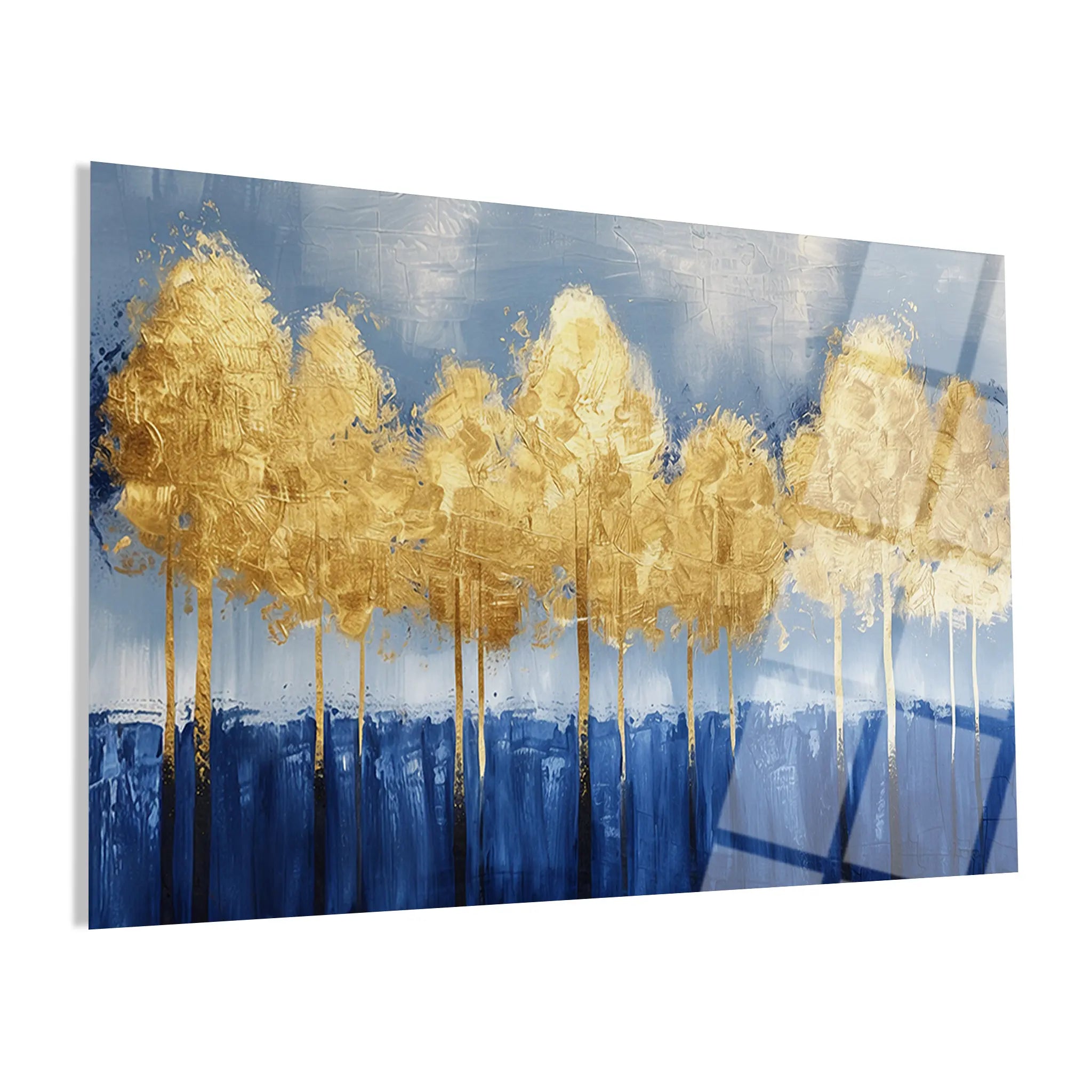 Floral Glass Wall Art GAD109-F 90 x 60 cm