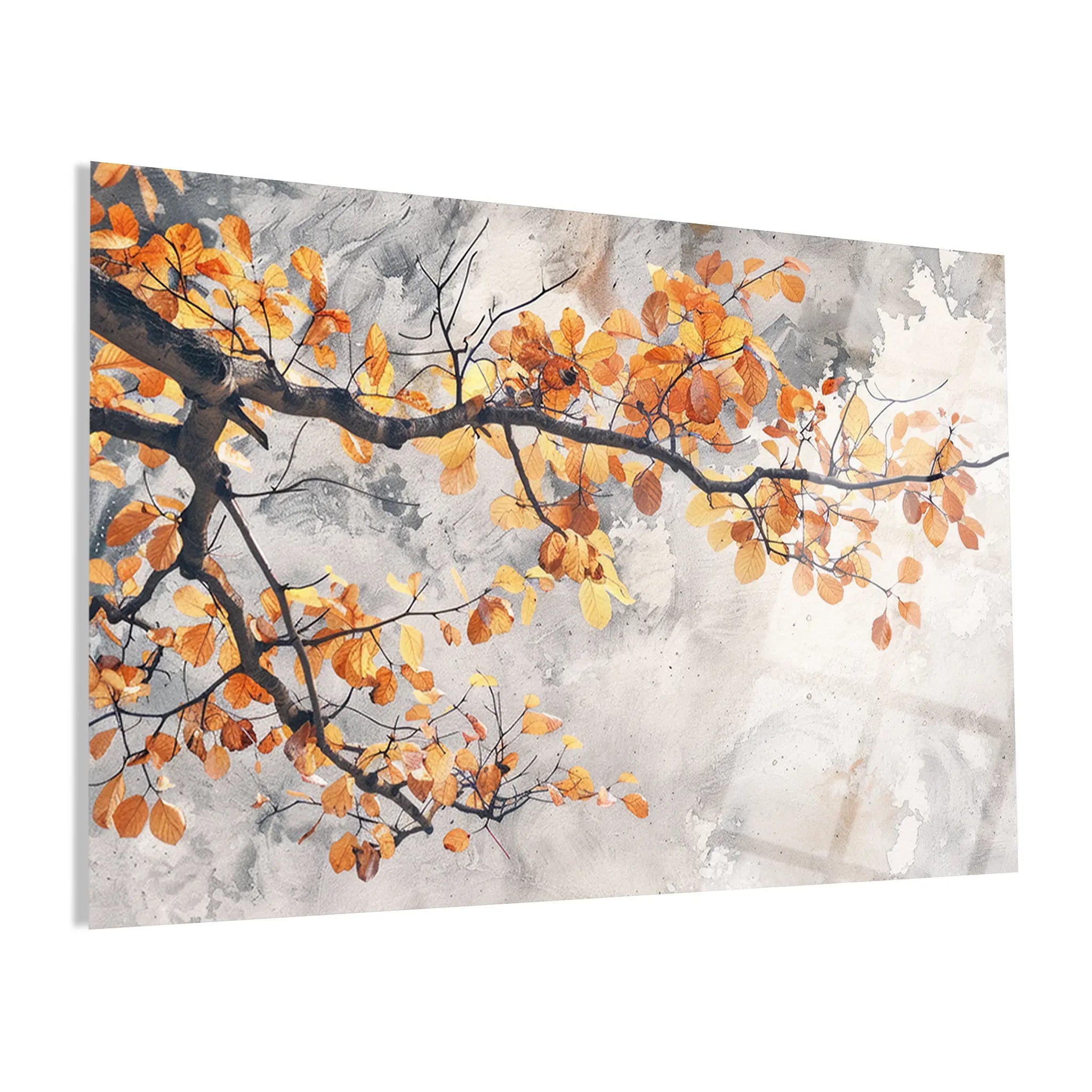 Floral Glass Wall Art GAD111-F 90 x 60 cm