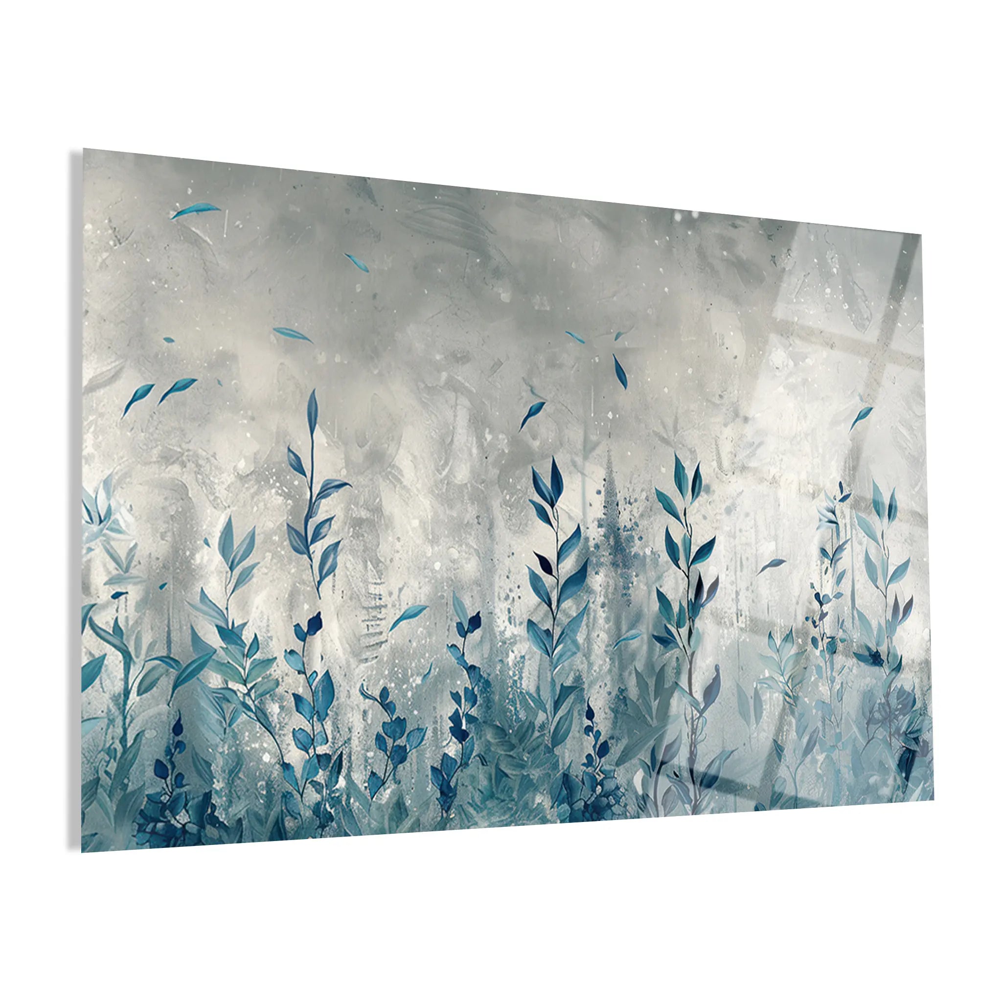 Floral Glass Wall Art GAD112-F 90 x 60 cm