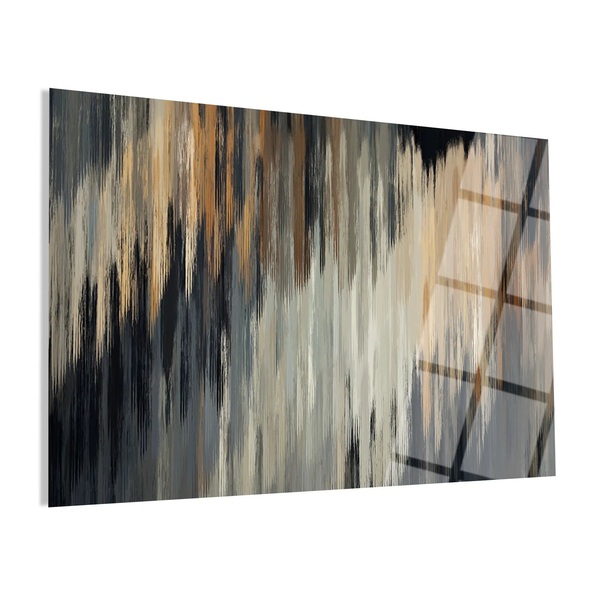 Abstract Glass Wall Art GAD114-A 90 x 60 cm