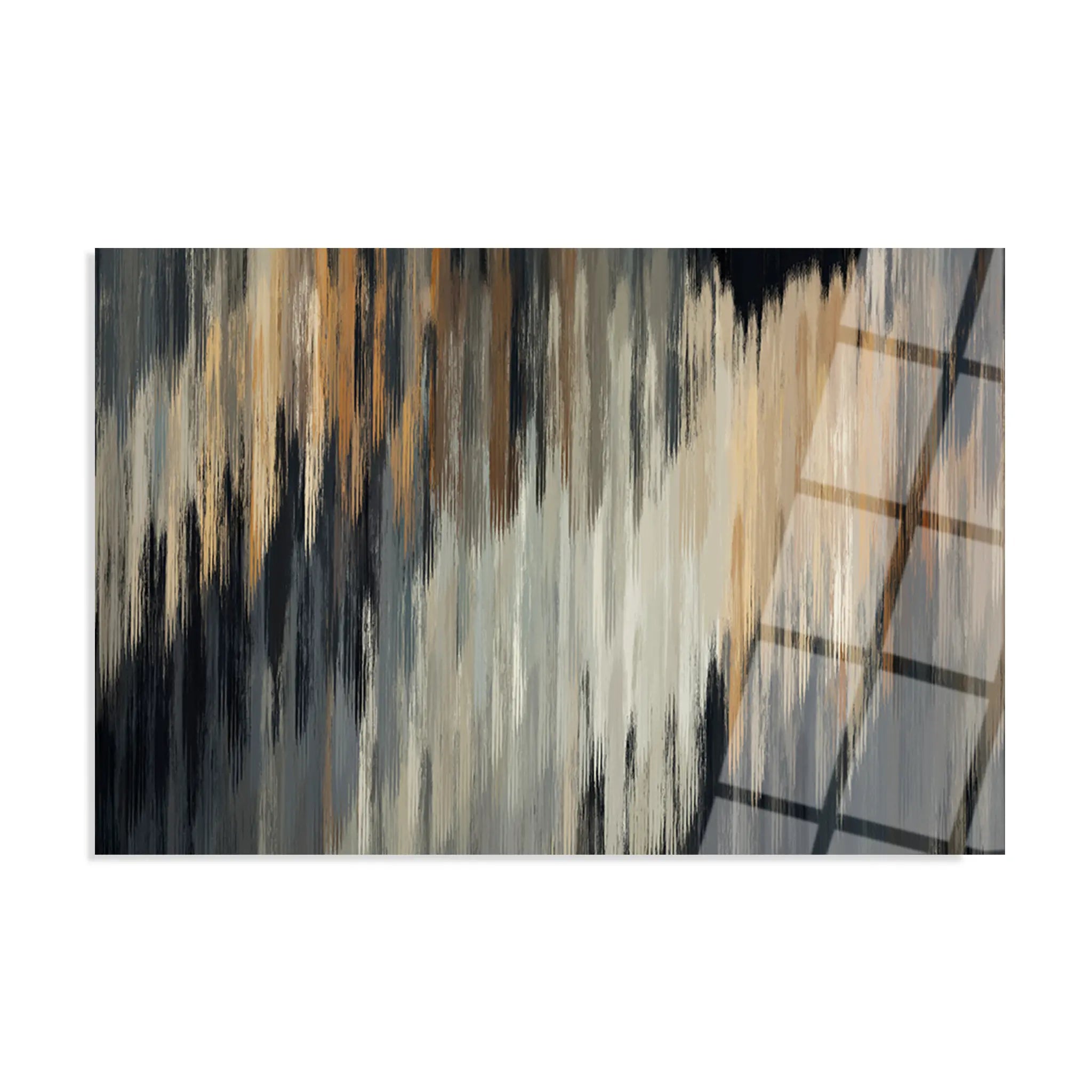 Abstract Glass Wall Art GAD114-A 90 x 60 cm