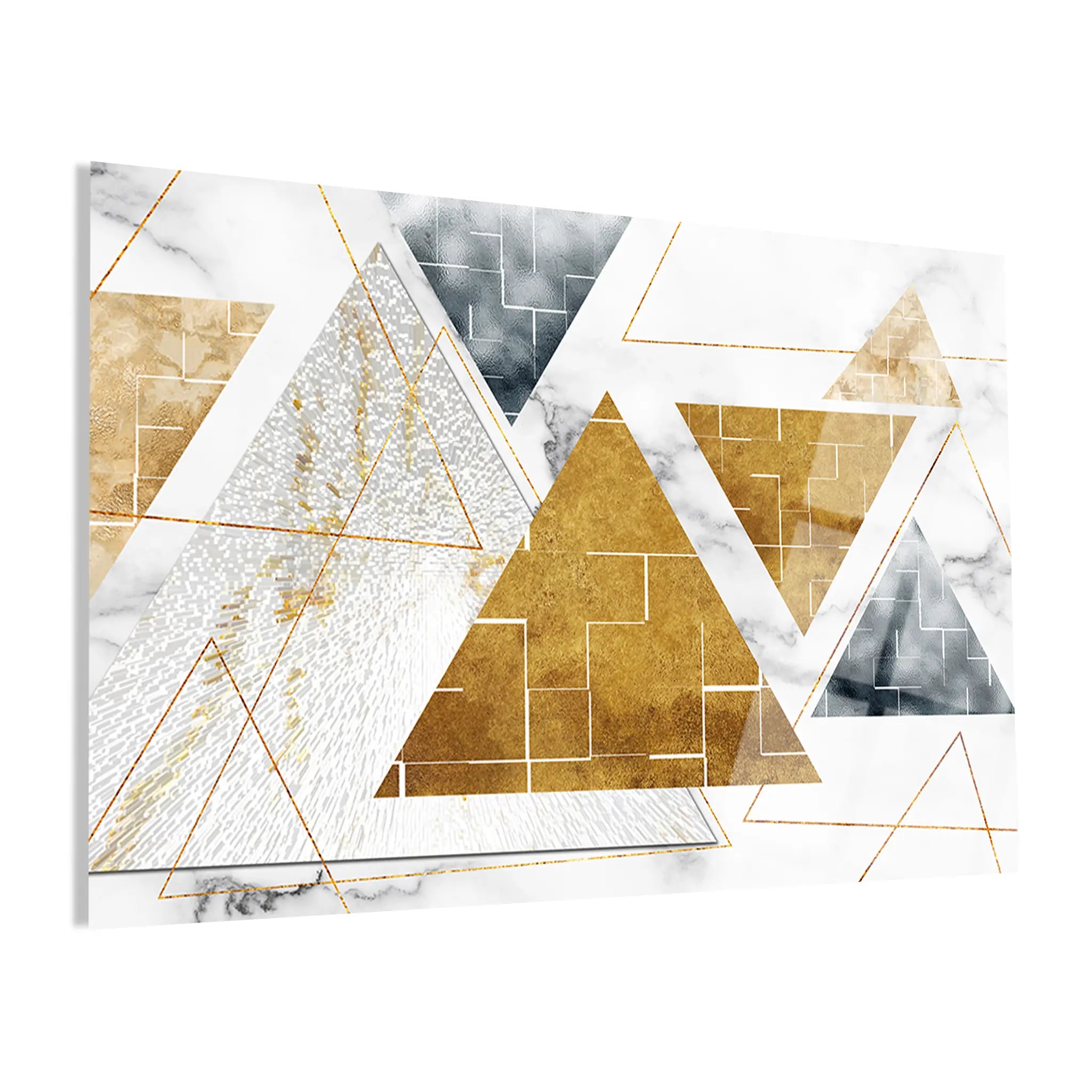 Abstract Glass Wall Art GAD116-A 90 x 60 cm