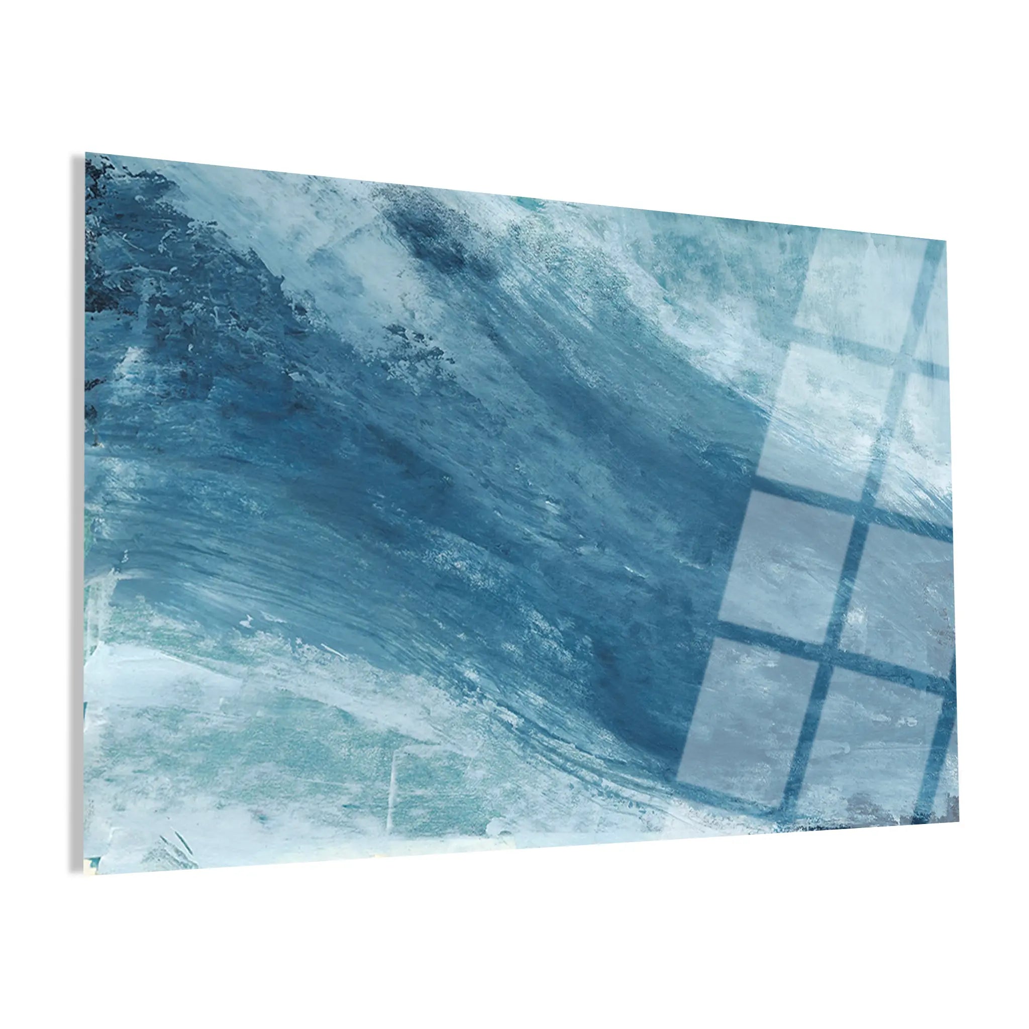 Abstract Glass Wall Art GAD125-A 90 x 60 cm