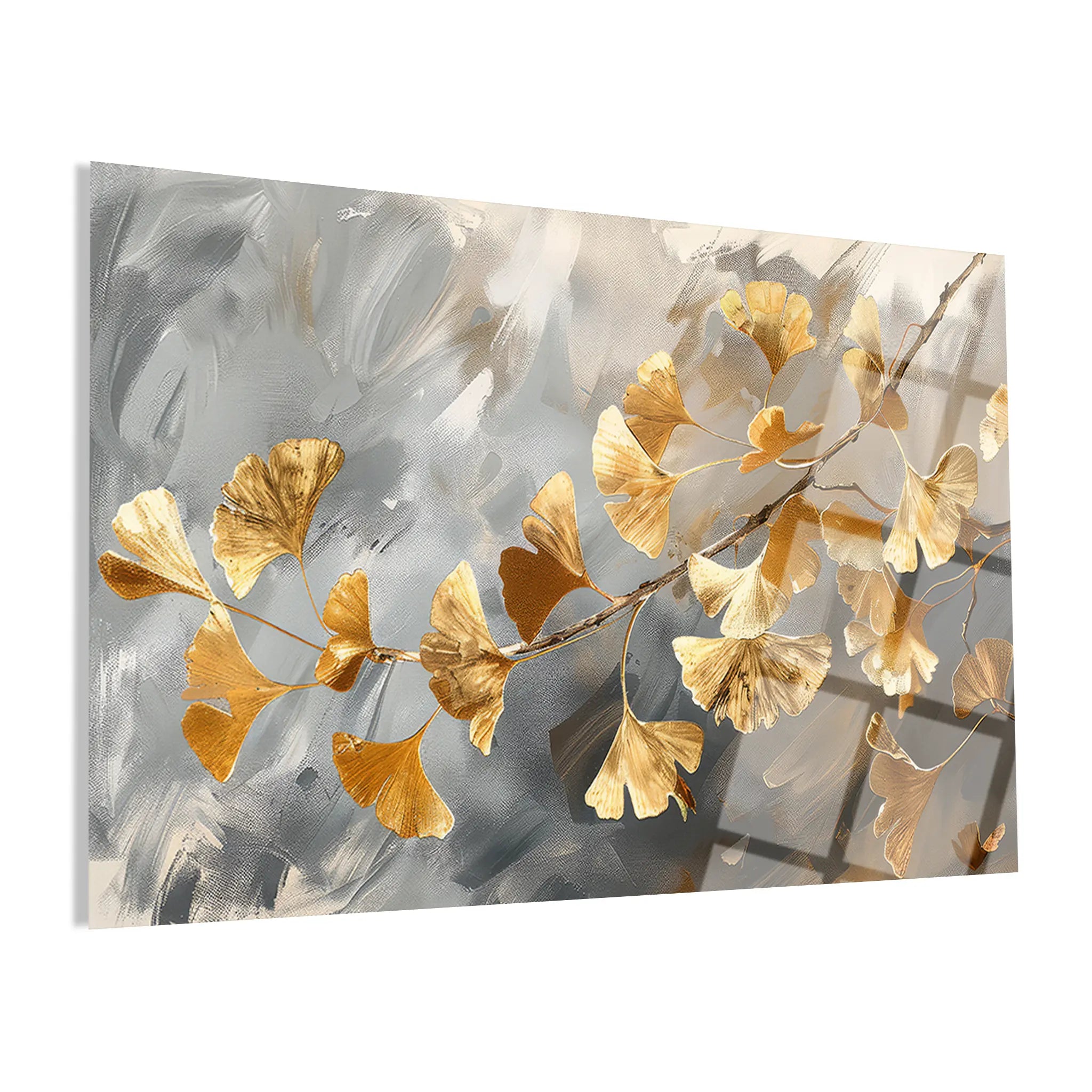 Floral Glass Wall Art GAD127-F 90 x 60 cm