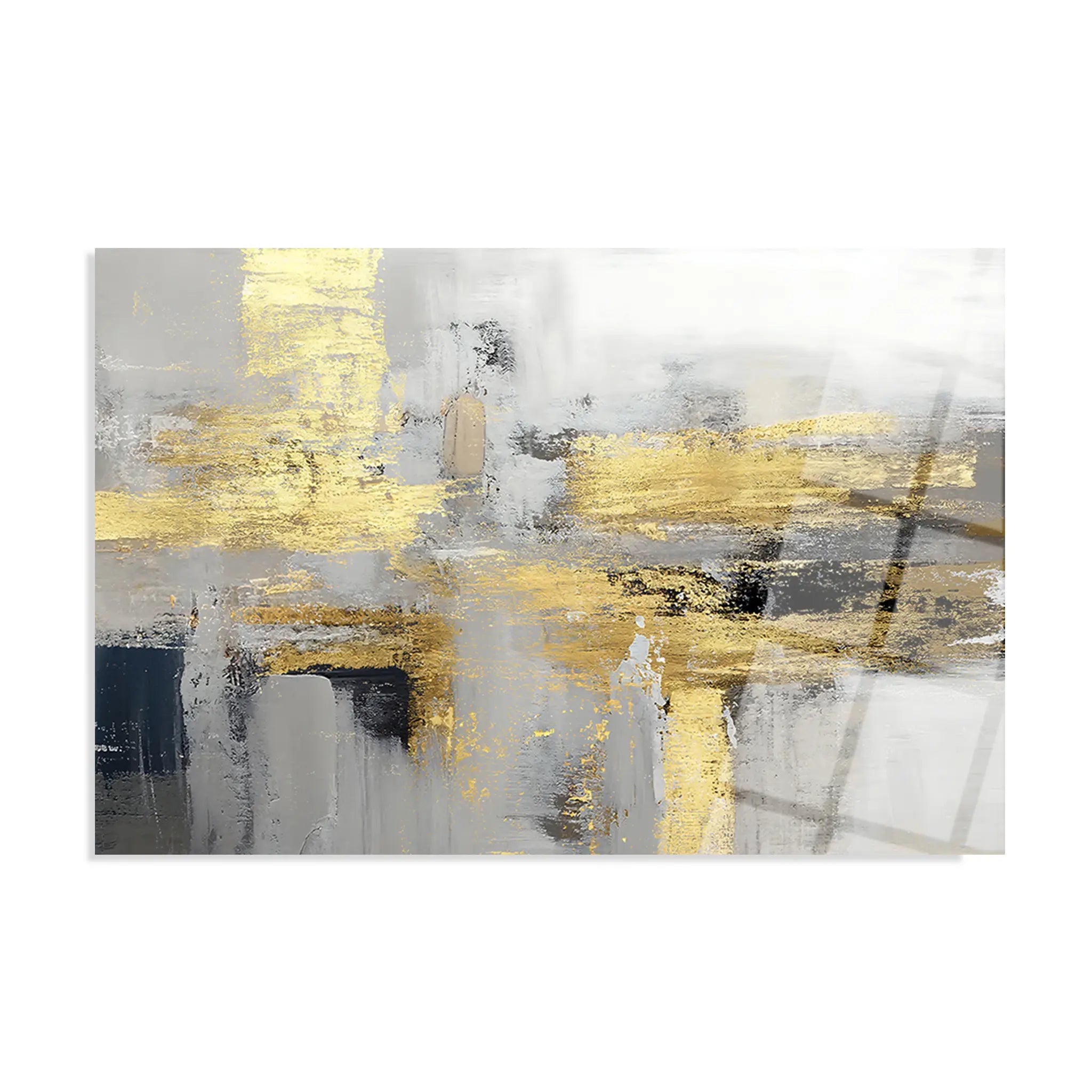 Abstract Glass Wall Art GAD132-A 90 x 60 cm