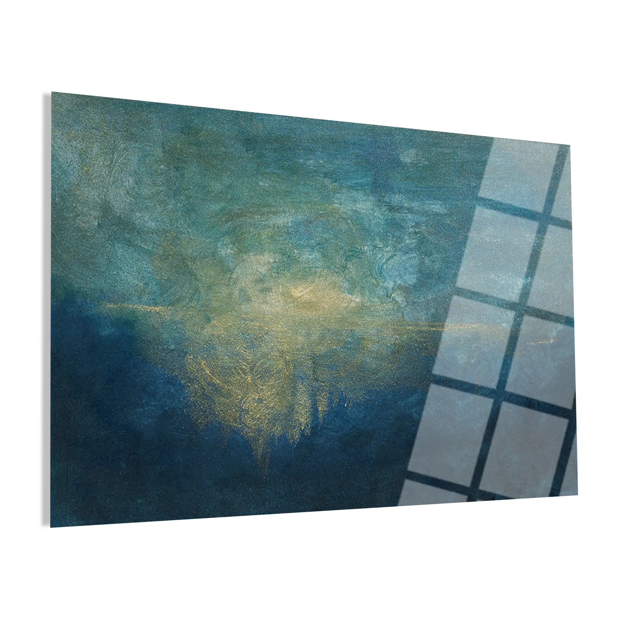 Abstract Glass Wall Art GAD133-A 90 x 60 cm