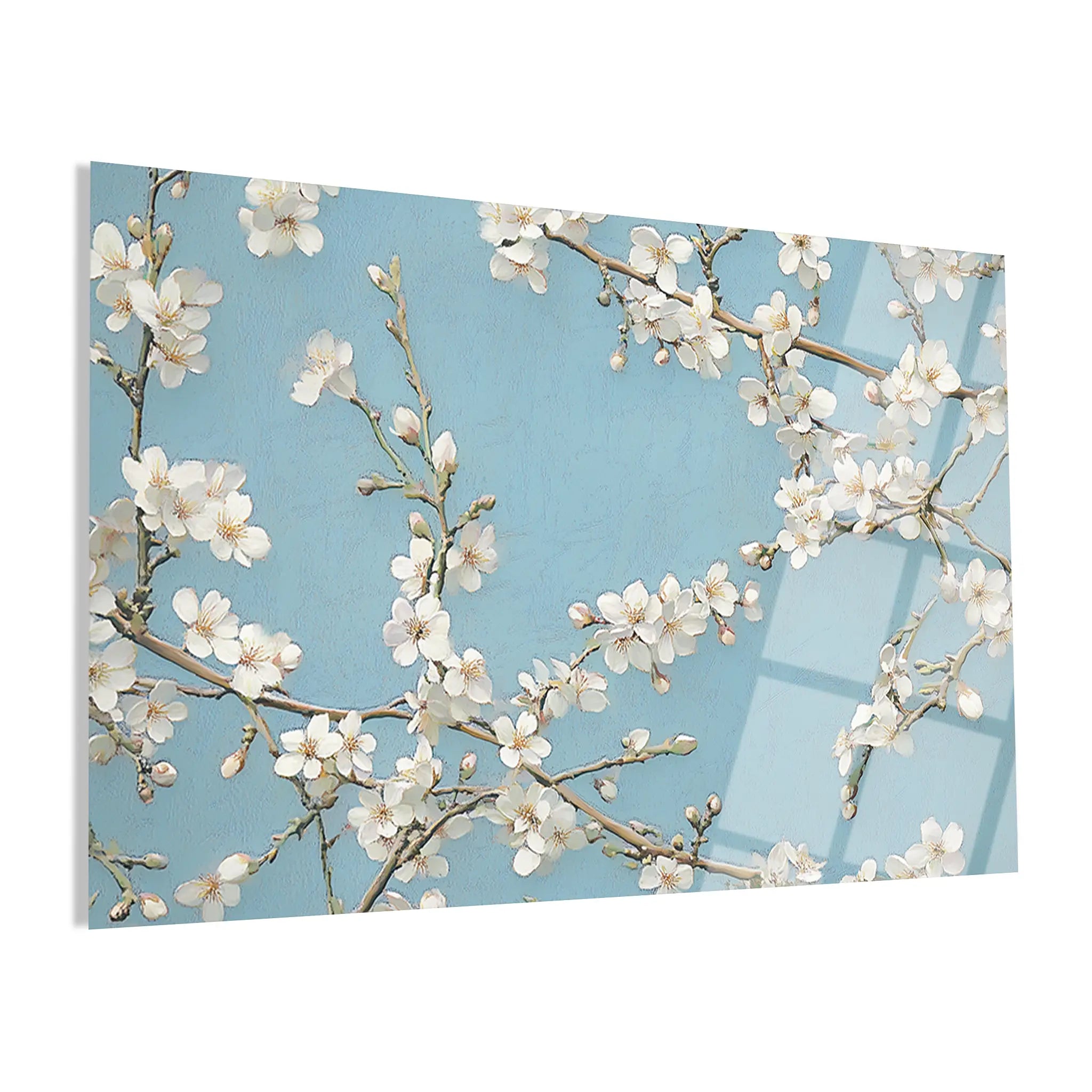 Floral Glass Wall Art GAD136-F 90 x 60 cm