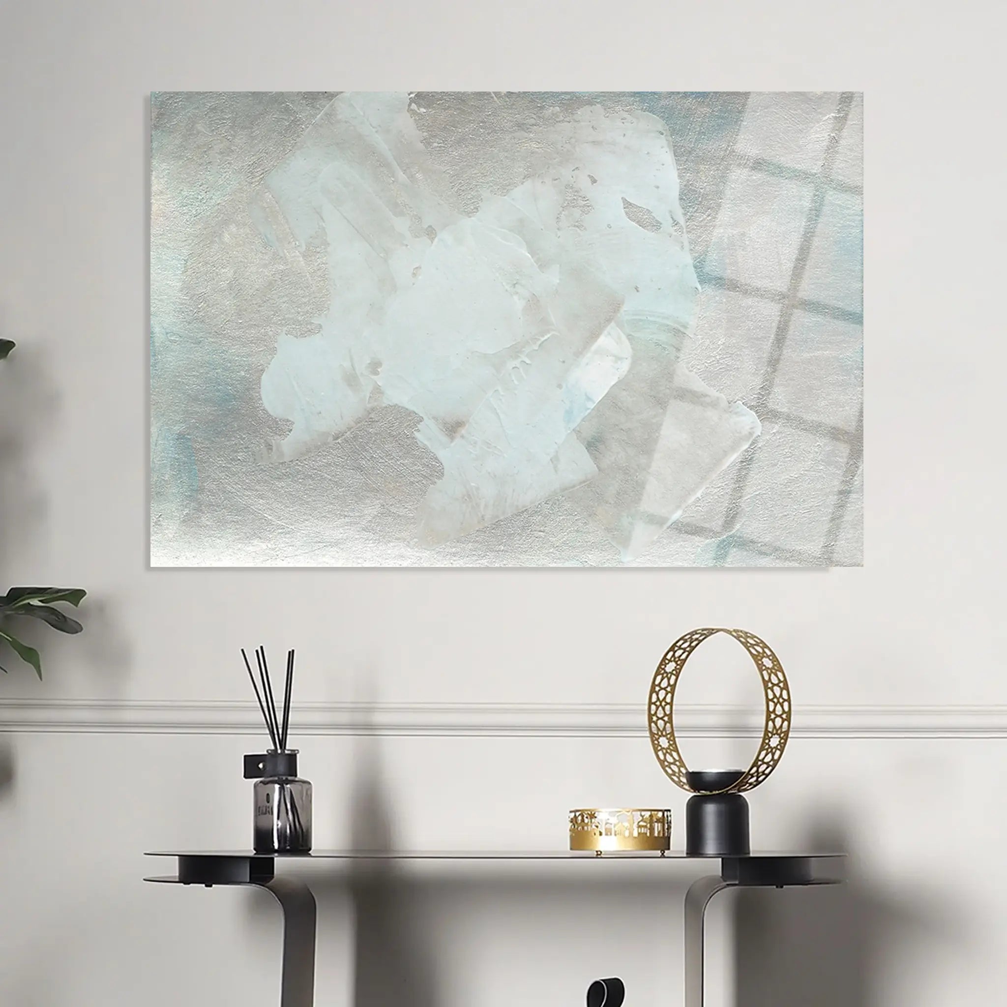 Abstract Glass Wall Art GAD143-A 90 x 60 cm