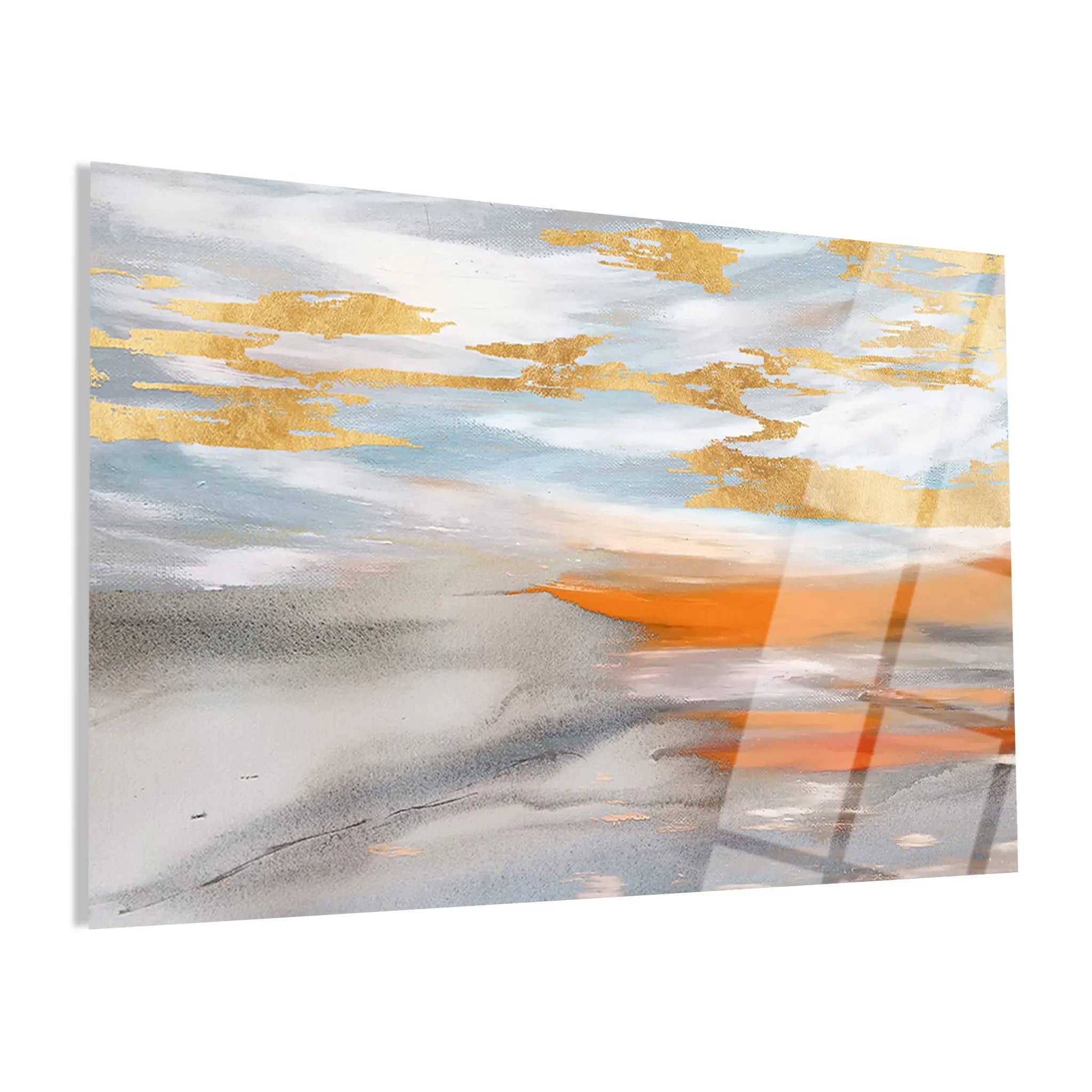 Abstract Glass Wall Art GAD144-A 90 x 60 cm